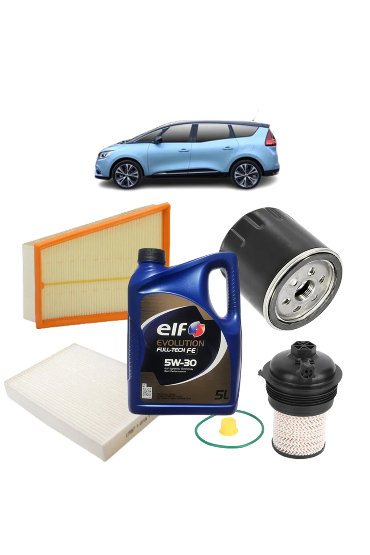 Renault Scenic Ve Grandscenic 4plus Karbon Filtre Bakım Seti 1.5 