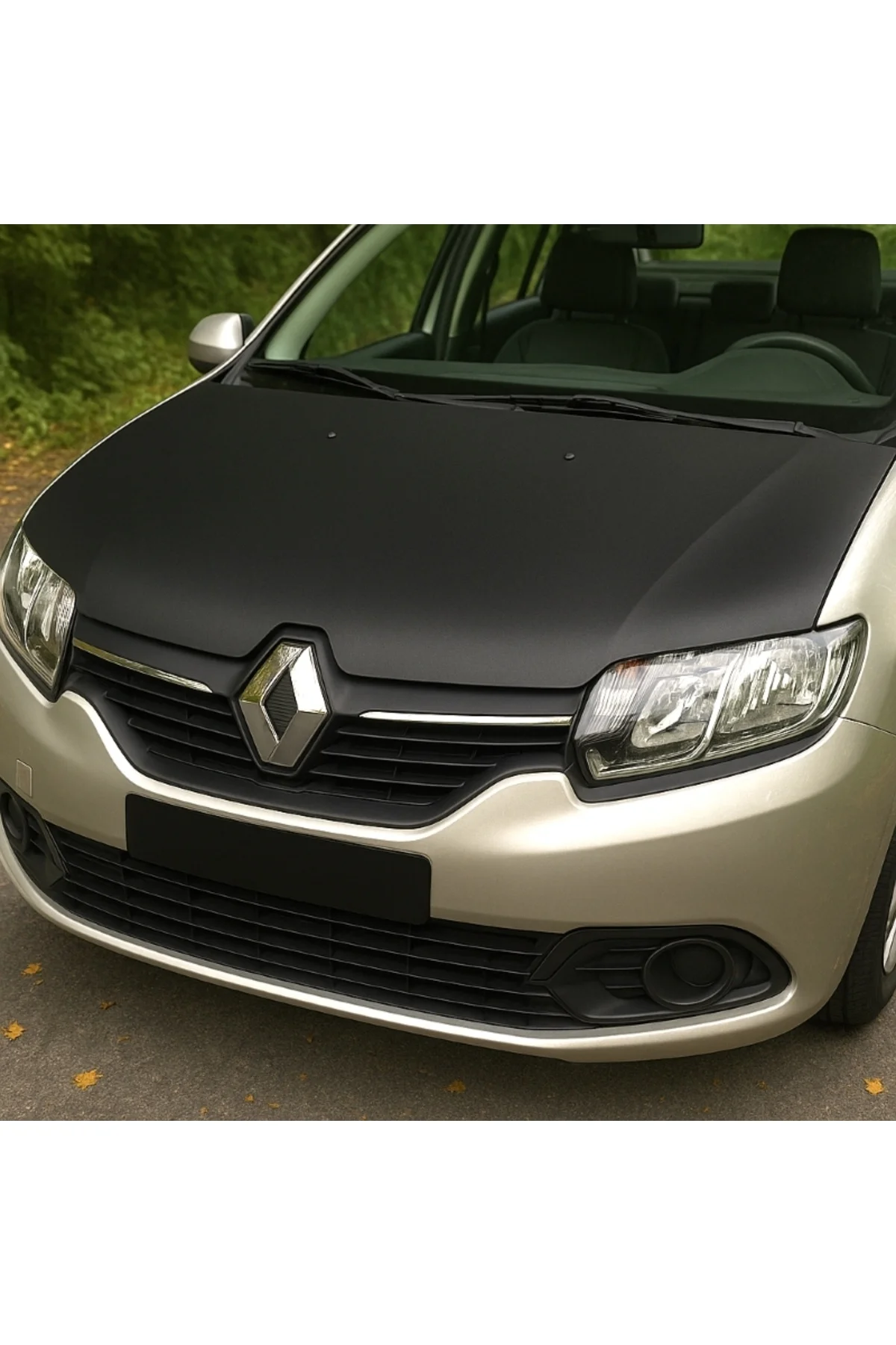 Renault Symbol 2012–2017 Tam Kaput Maskesi – Dayanıklı Deri Görünümlü Kaplama – Araca Özel Kesim - Görsel 3