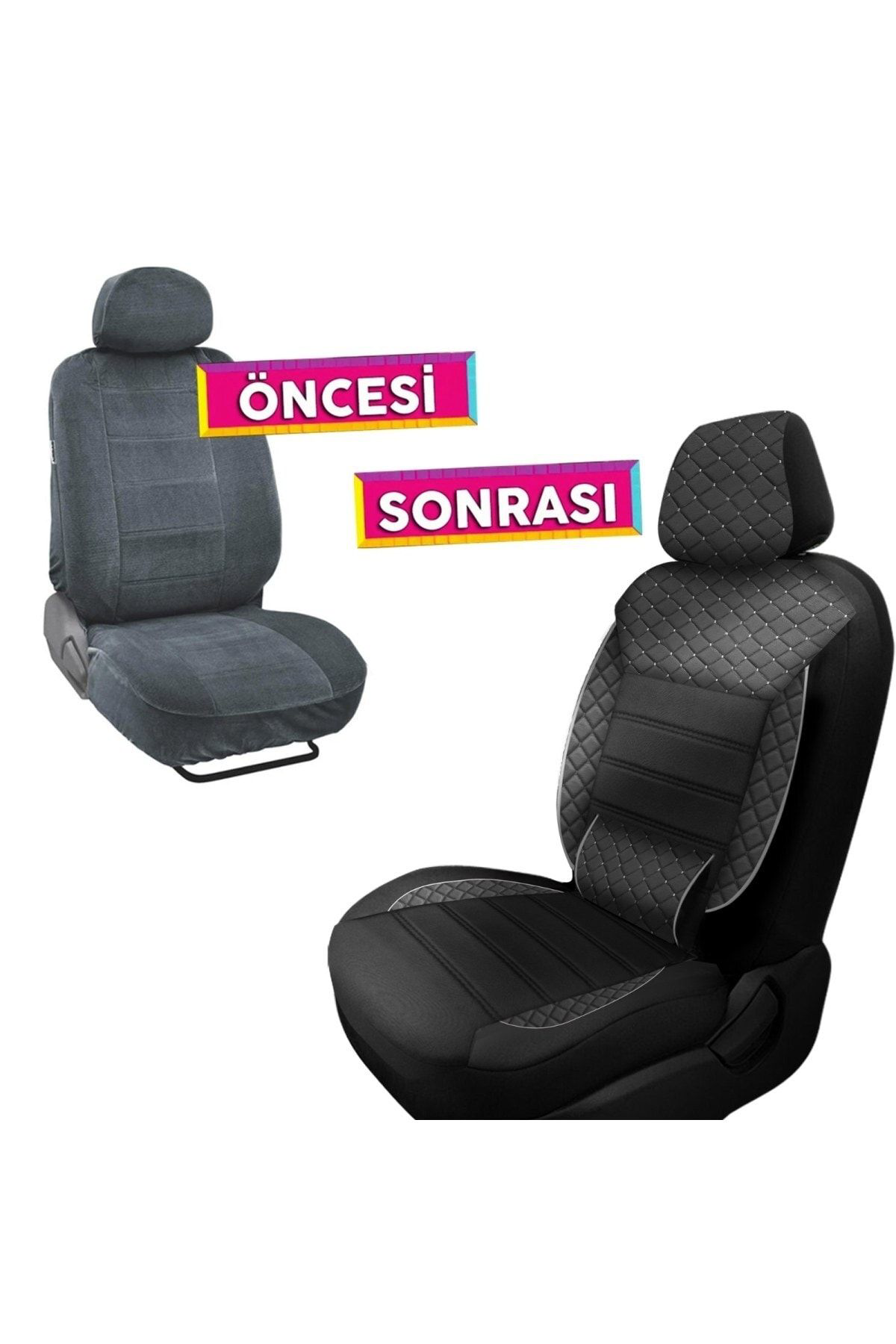 Renault Symbol Uyumlu Koltuk Kılıfı Talos Serisi Carbon Deri - Si Fiyatı, Yorumları ve Özellikleri