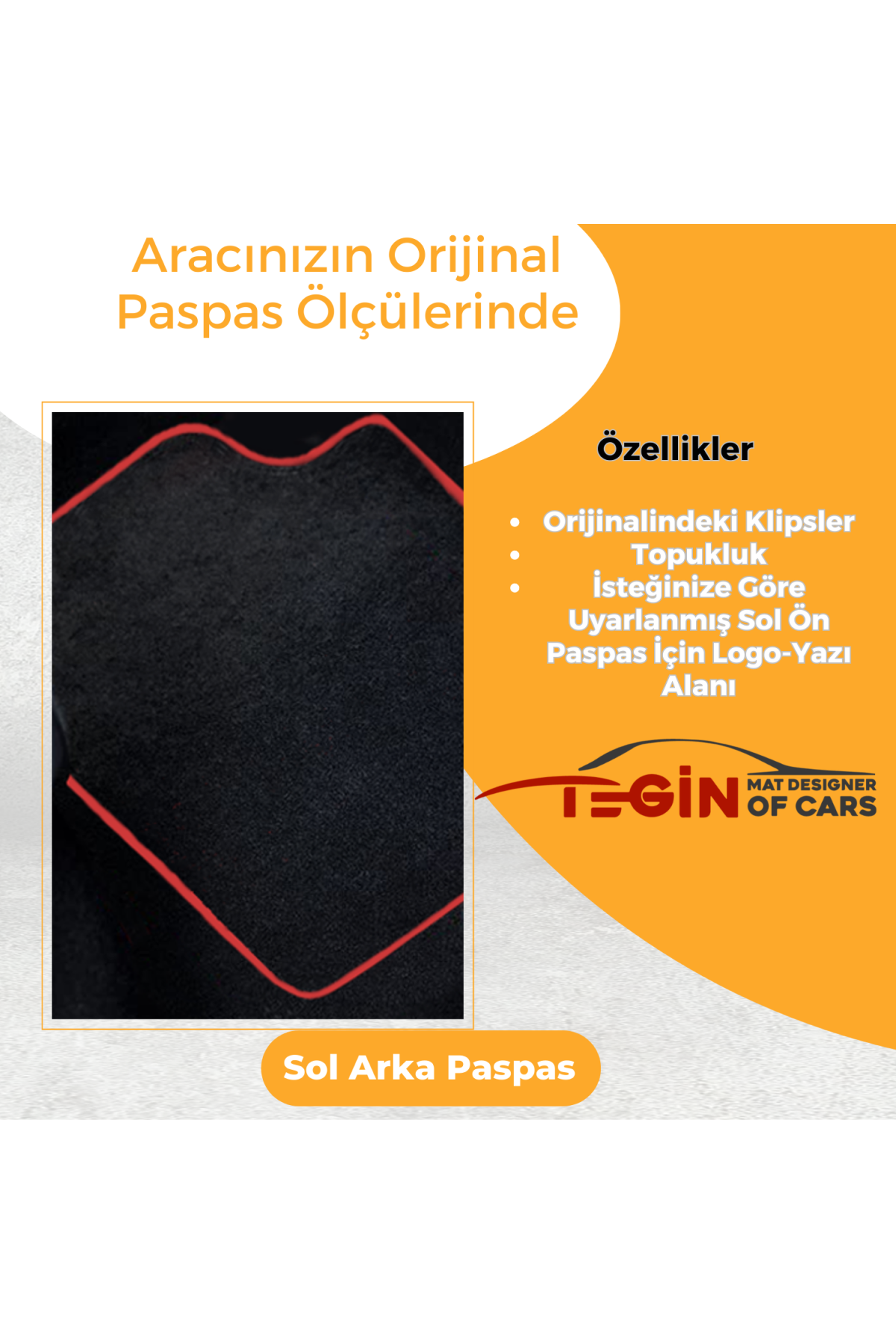 Renault Symbol 3 2012 + Prime Siyah Halı Kırmızı Kenar Halı Paspa
