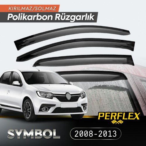 Woody Sofia Renault Symbol 2008-2013 Cam Rüzgarlığı V2 Düz