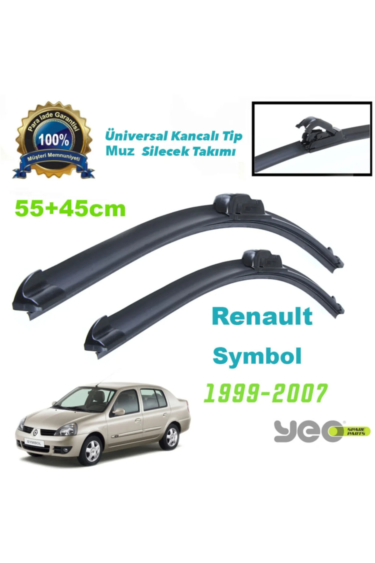 Renault Symbol Aeroflex Muz Silecek Takımı