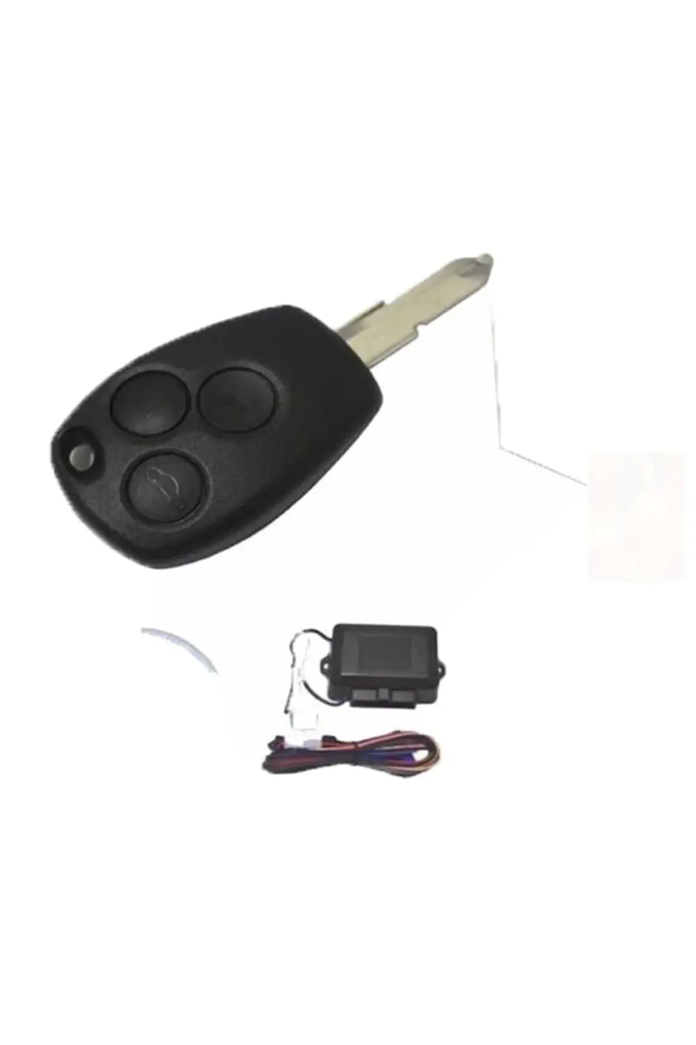 Renault Tipi Merkezi Kilit Açma Kapama Ünitesi Anahtarlı