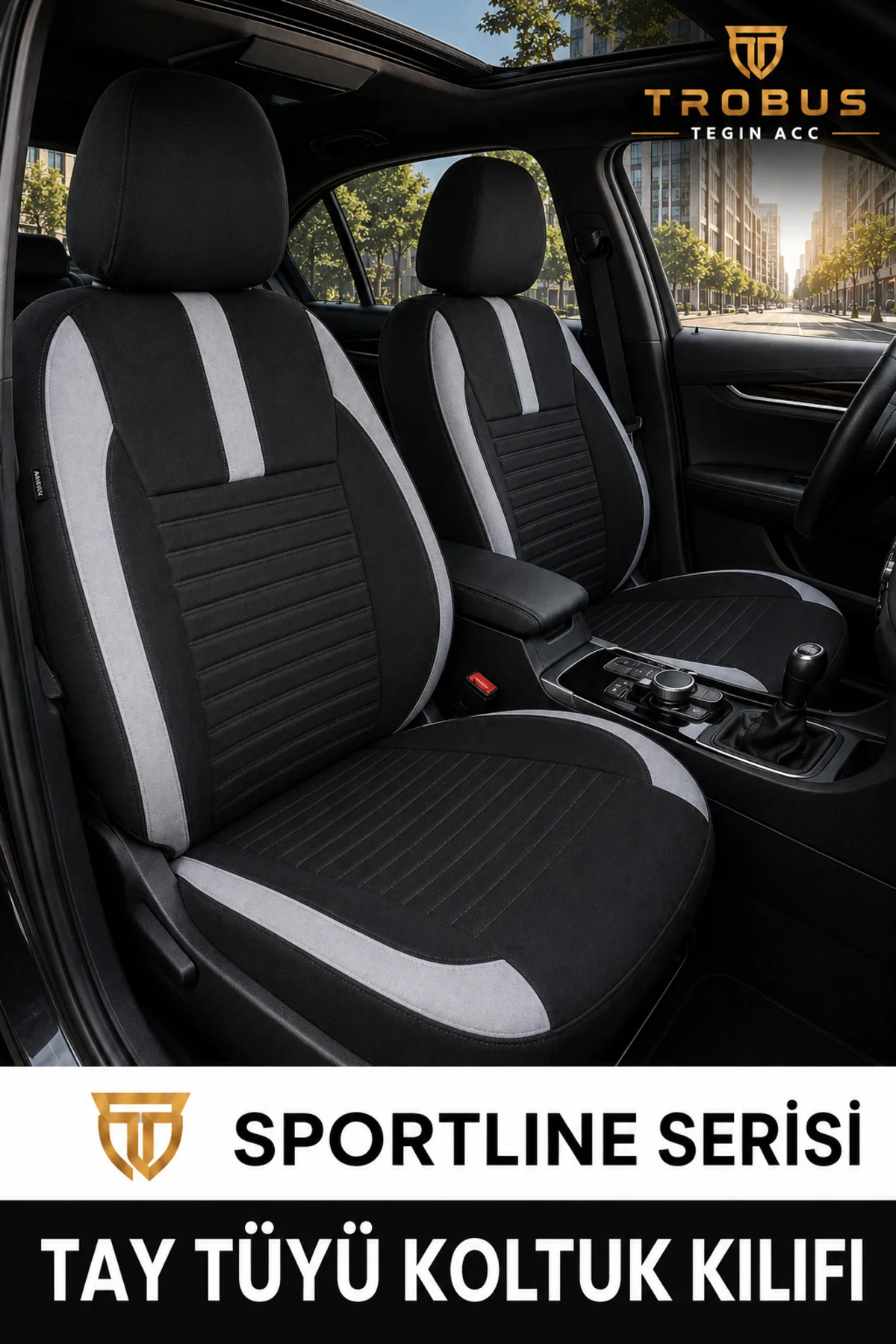 Renault Toros 1989-2000 Uyumlu Sportline Serisi Siyah Gri Ortopedik Tay Tüyü Koltuk Kılıfı Fiyatı, Yorumları ve Özellikleri