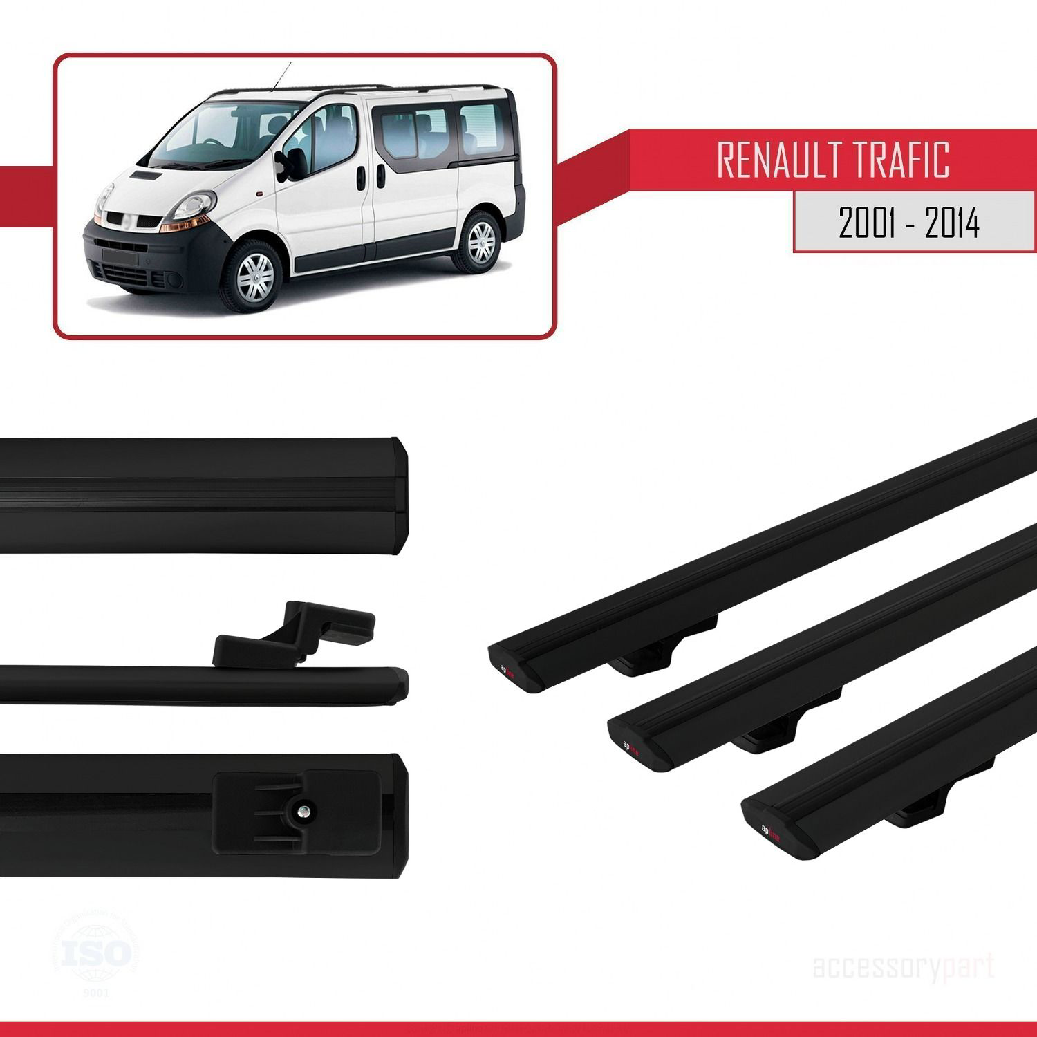 Renault Trafic 2001-2014 Arası ile uyumlu Basic Model Ara Atkı Ta