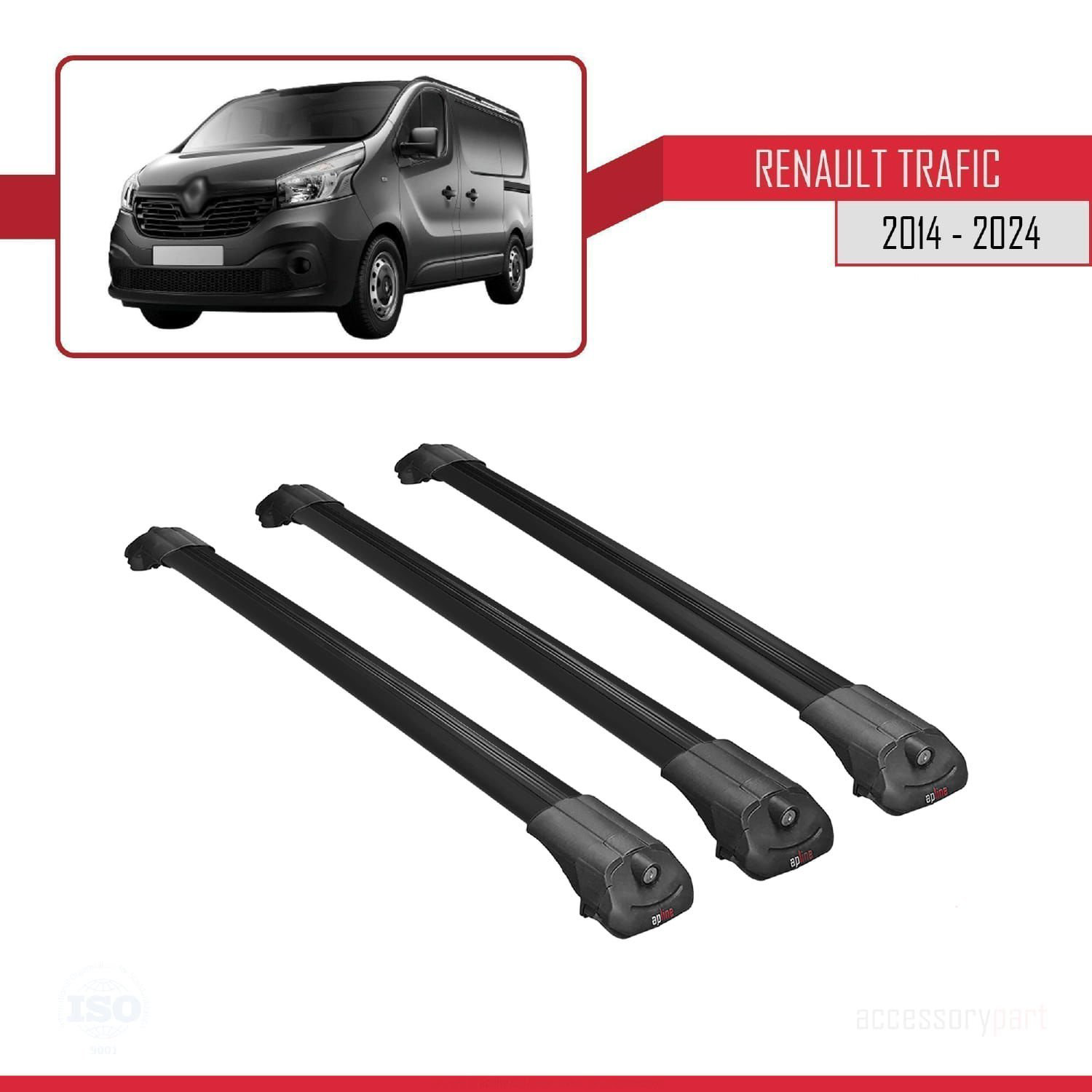 Renault Trafic 2014 ve Sonrası ile uyumlu ACE-1 Ara Atkı Tavan Ba