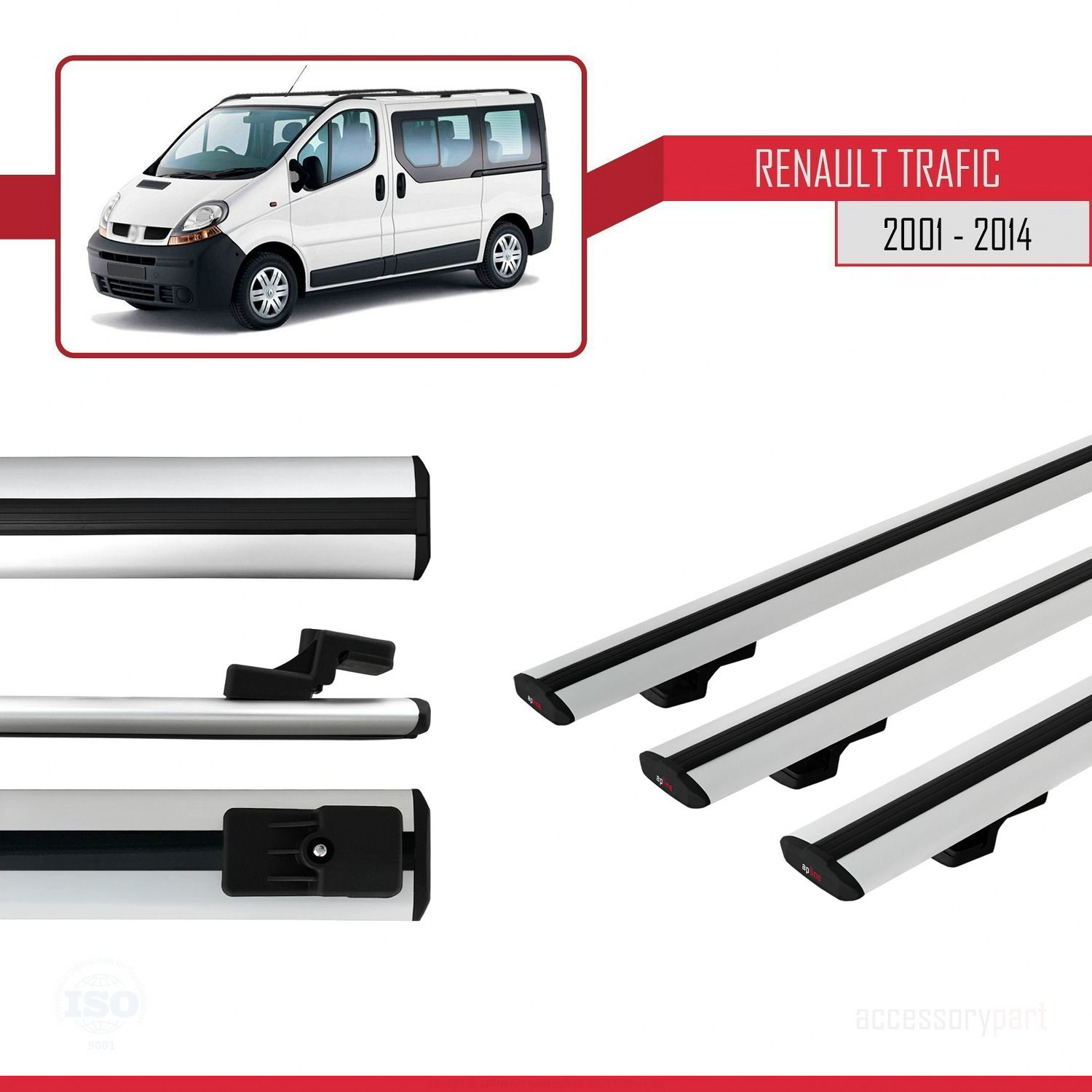Renault Trafic 2001-2014 Arası ile uyumlu Basic Model Ara Atkı Ta