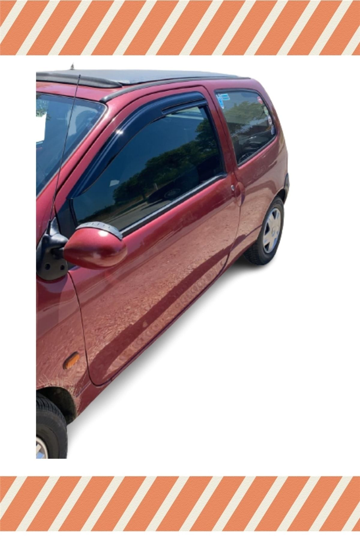 Renault Twingo Tüm 2'li Mügen Tip Cam Rüzgarlığı