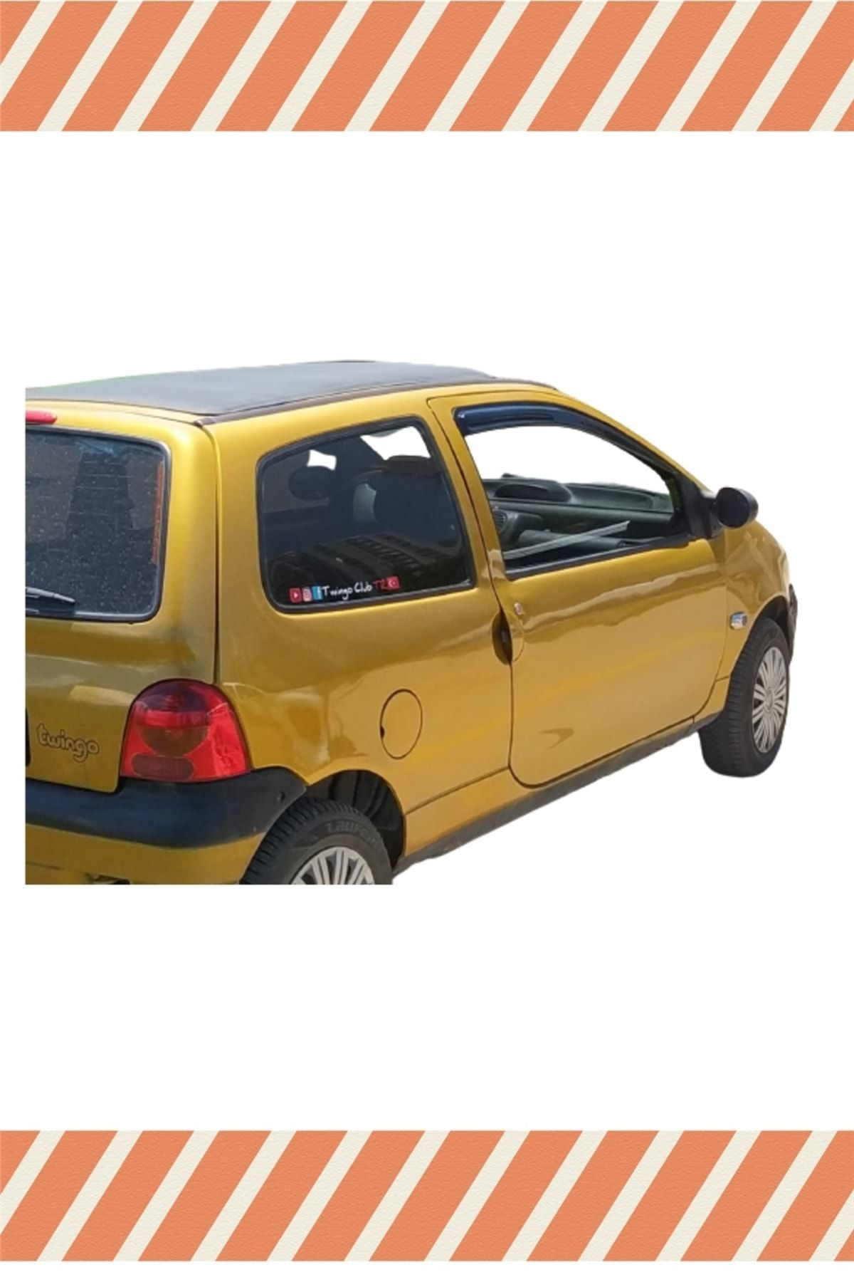Renault Twingo Tüm 2'li Mügen Tip Cam Rüzgarlığı