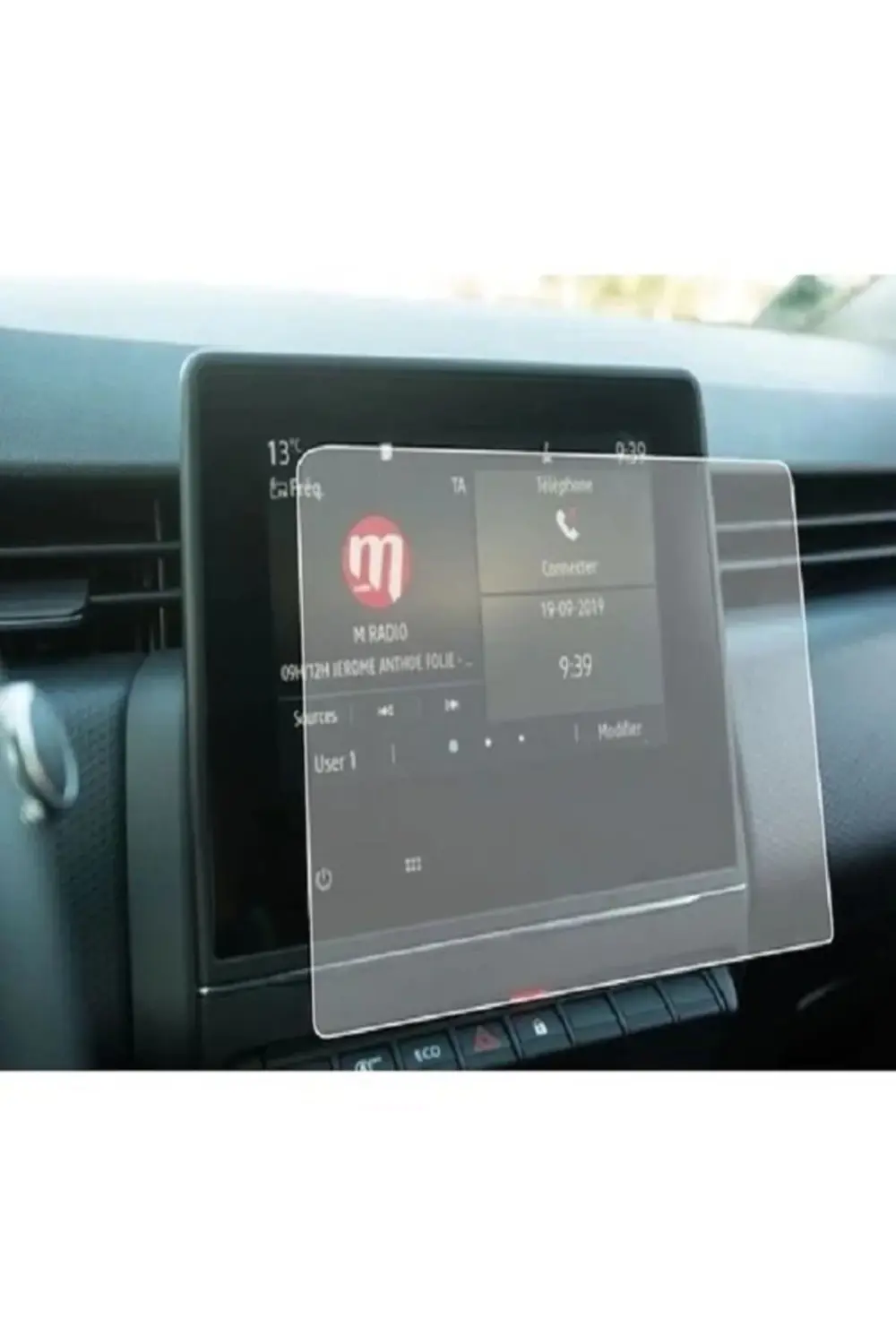 Renault Zoe 7.3 Inç Navigasyon uyumlu Nano Ekran Koruyucu