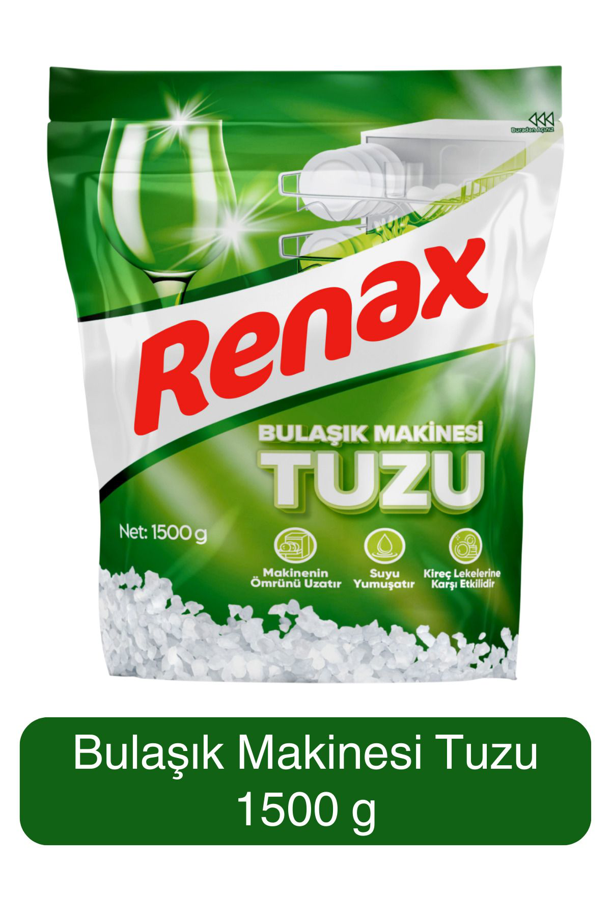 Renax  Bulaşik Makinesi Tuzu 1500 G