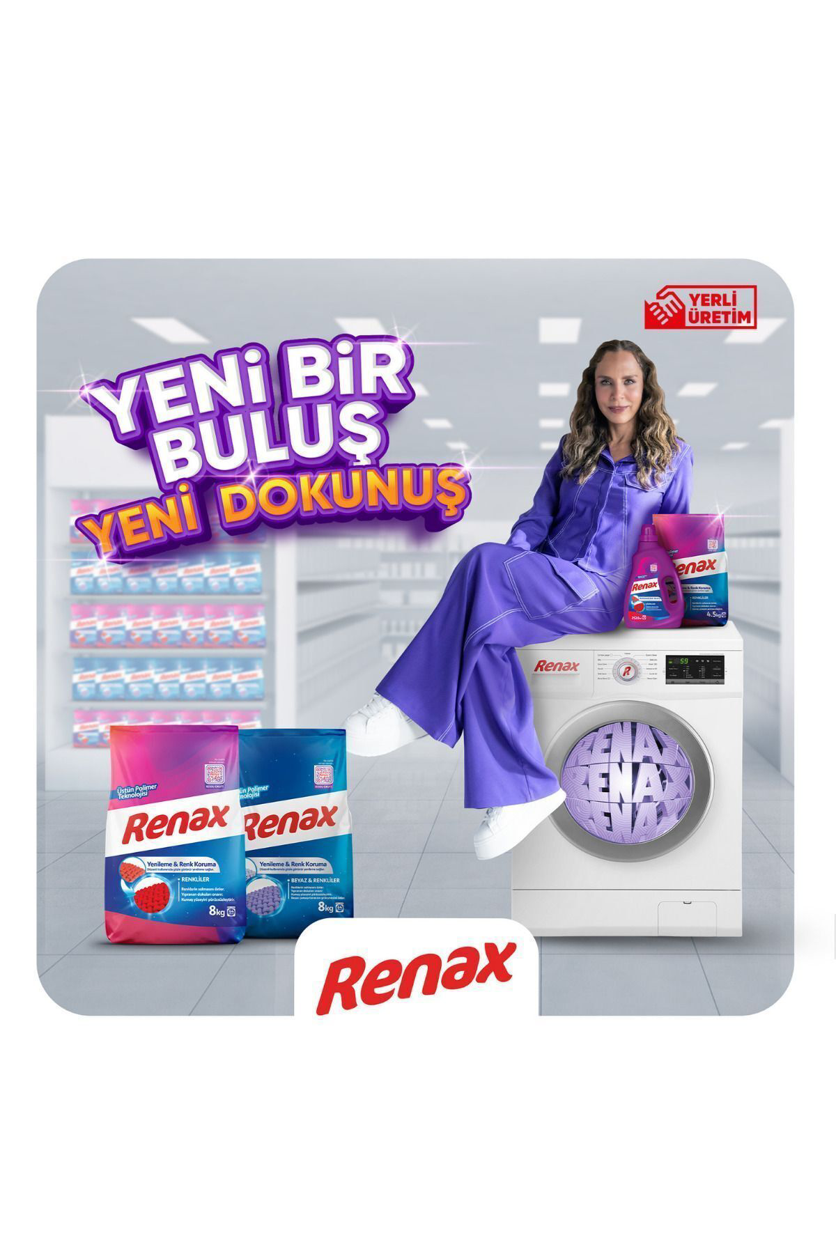 Renax Sıvı Çamaşır Deterjanı Siyahlar 2520 ml - 4 Lü Paket
