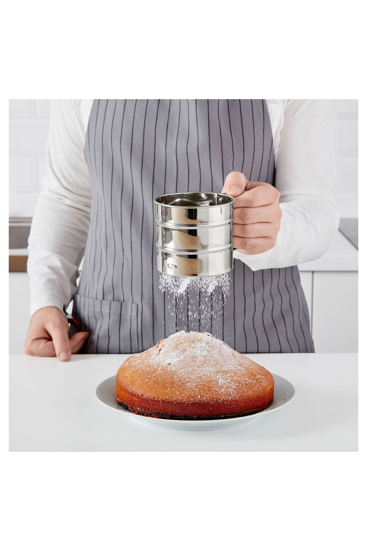 İkea Rende, Paslanmaz Çelik, 12X10 Cm Sarımsak Ezici İdealısk Un Eleği