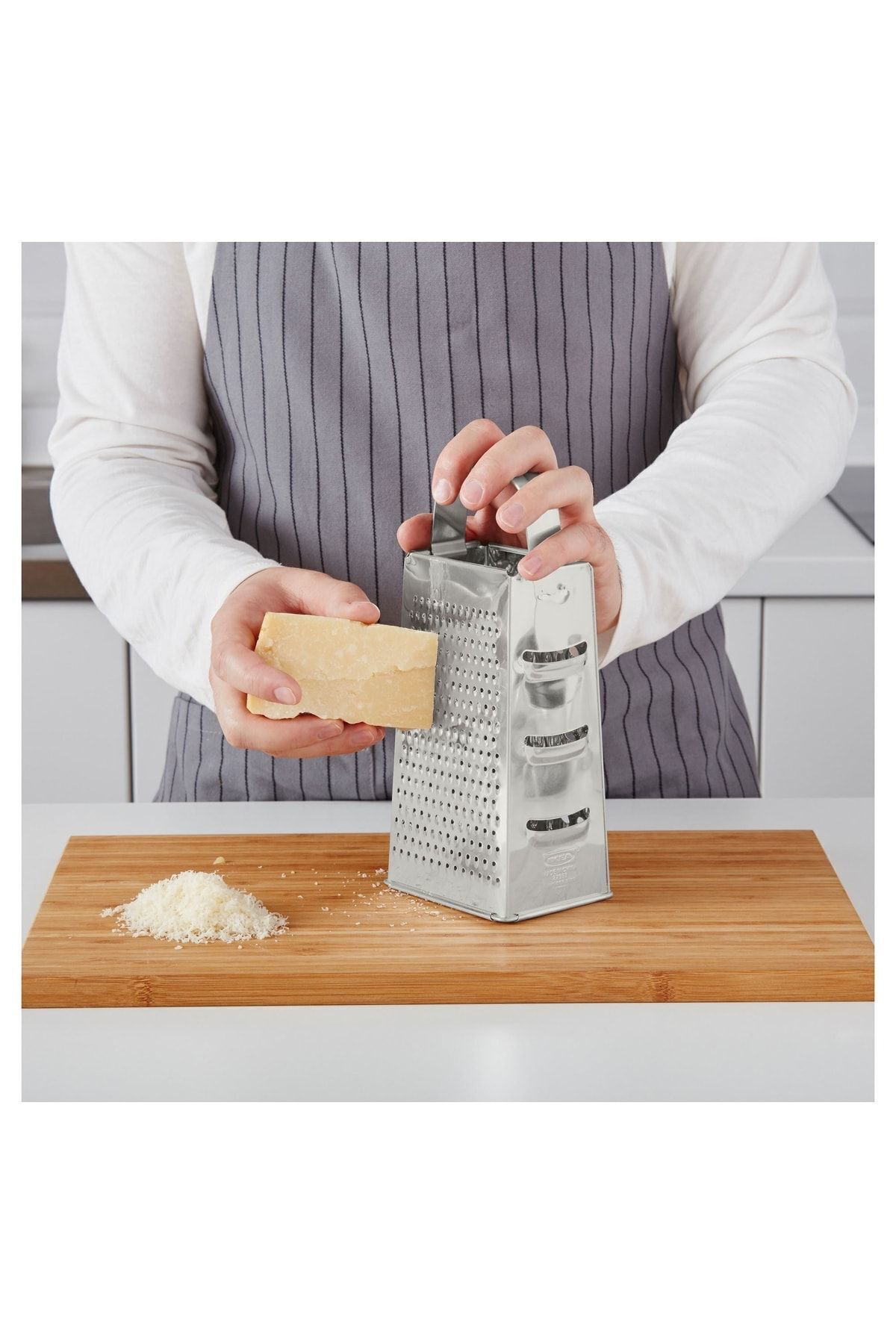 İkea Rende, Paslanmaz Çelik, 12X10 Cm Sarımsak Ezici İdealısk Un Eleği