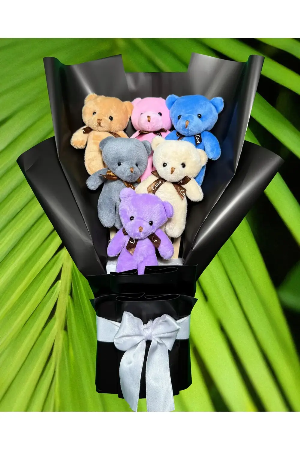 Rengarenk Ayıcıklı Buket - Öğretmenler Günü Hediyesi - Doğum Günü