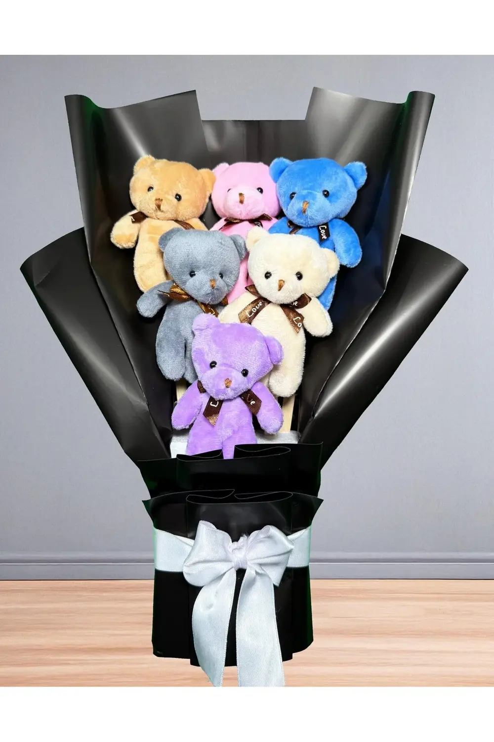 Rengarenk Ayıcıklı Buket - Öğretmenler Günü Hediyesi - Doğum Günü