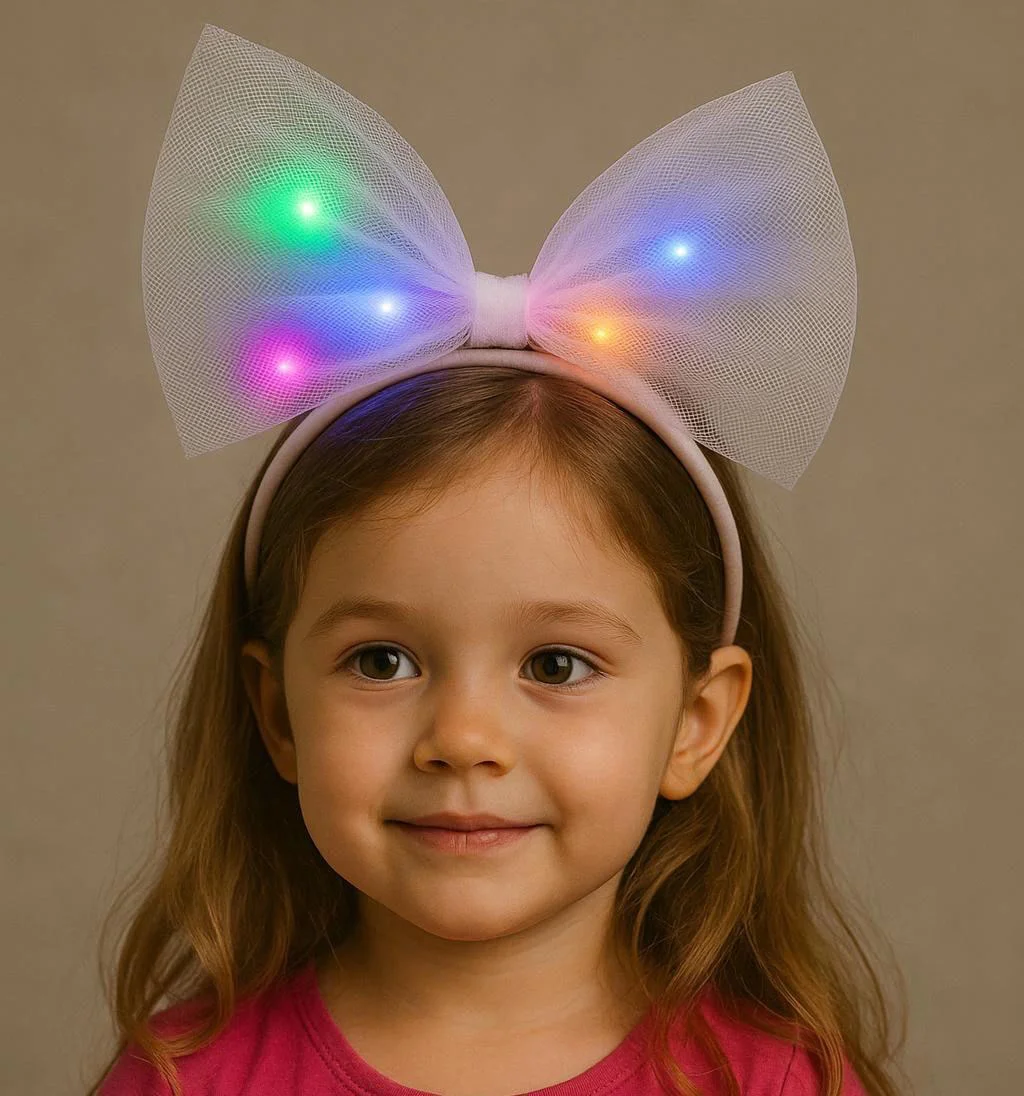 Rengarenk Led Işıklı Fiyonk Parti Tacı – Beyaz Tül Taç 25x25 Cm Fiyatı, Yorumları ve Özellikleri