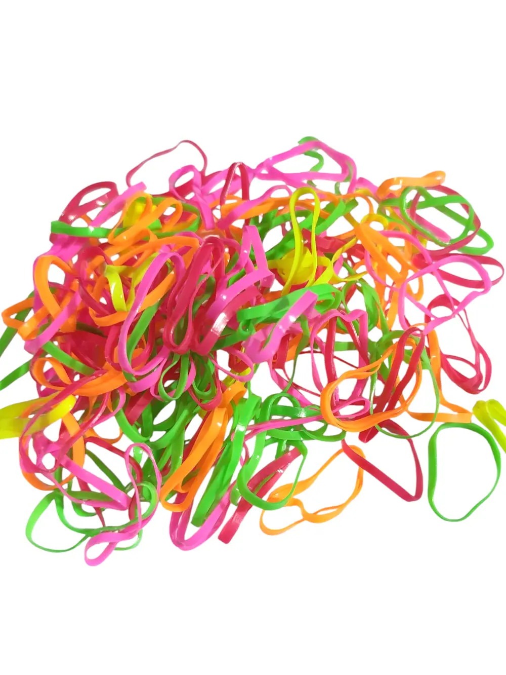 Rengarenk Renkli Perma Tüp Toka Saç Lastik Toka - 1 Tüp