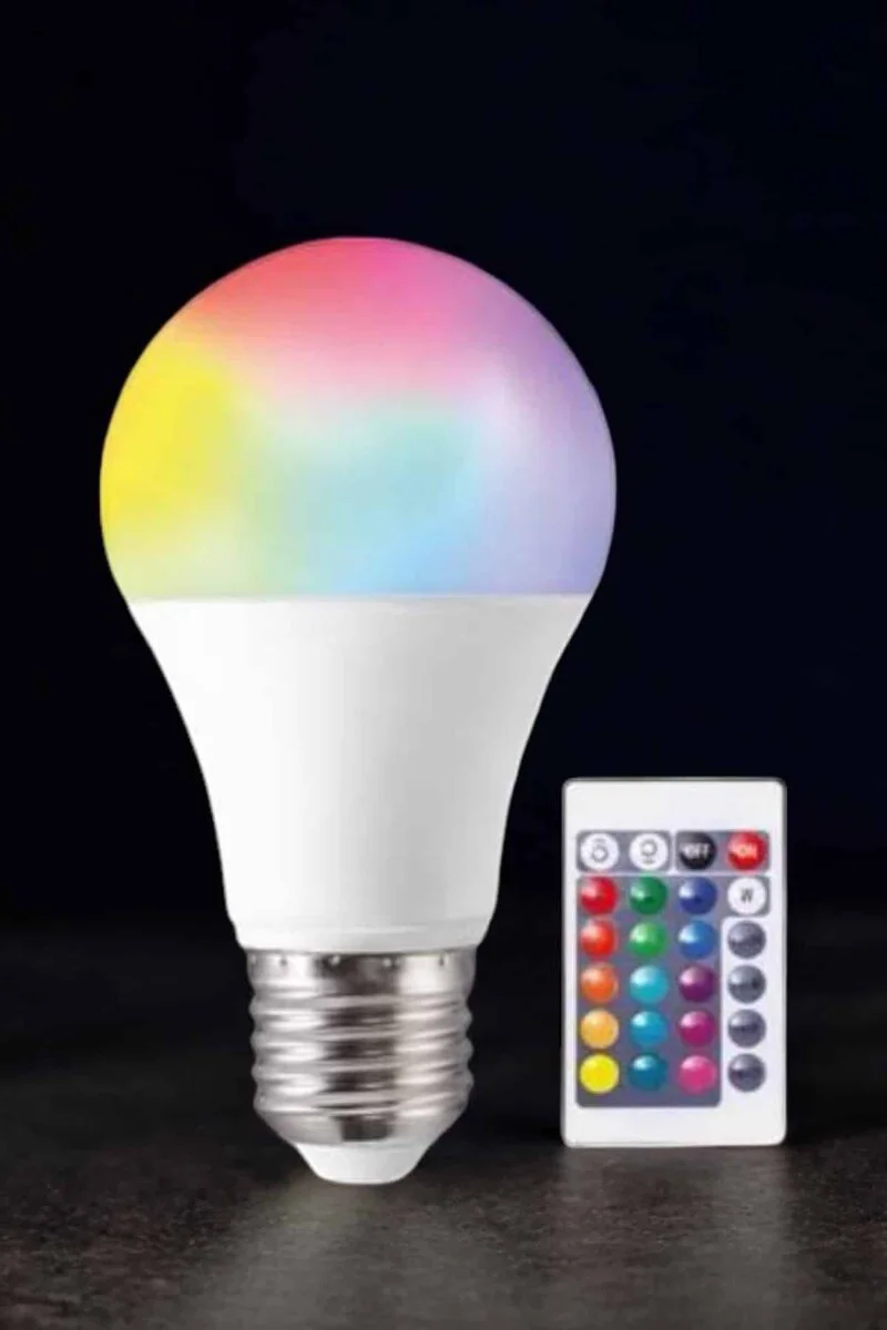 Renk Değiştirebilen RGB Işıklı LED Ampul 15W A+ Enerji - Akıllı Aydınlatma Çözümü