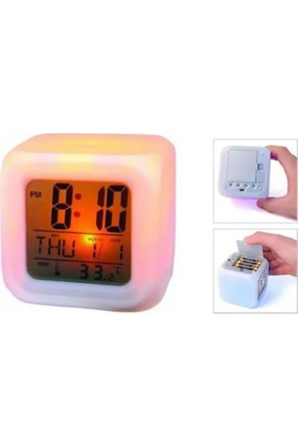 Renk Değiştiren Küp Saat