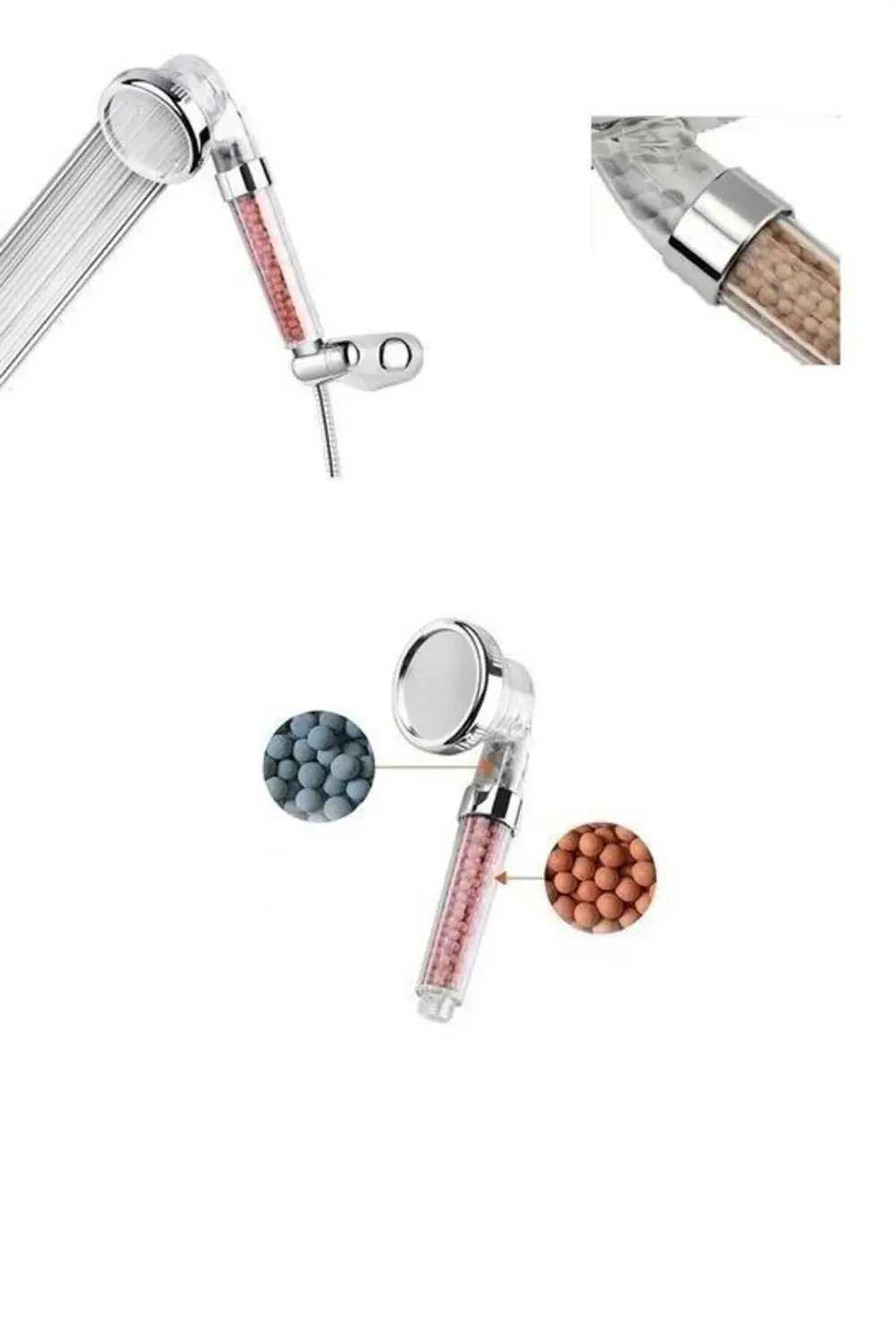 ® Renk Değiştiren Led Işıklı Su Tasarruflu Basınçlı Duş Başlığı