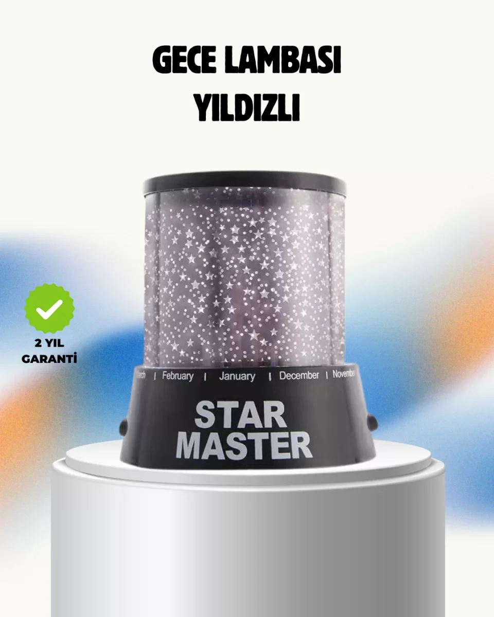 Renk Değiştirmeli LED Yıldız Projektör Parti ve Gece Lambası - Lisinya Fiyatı, Yorumları ve Özellikleri