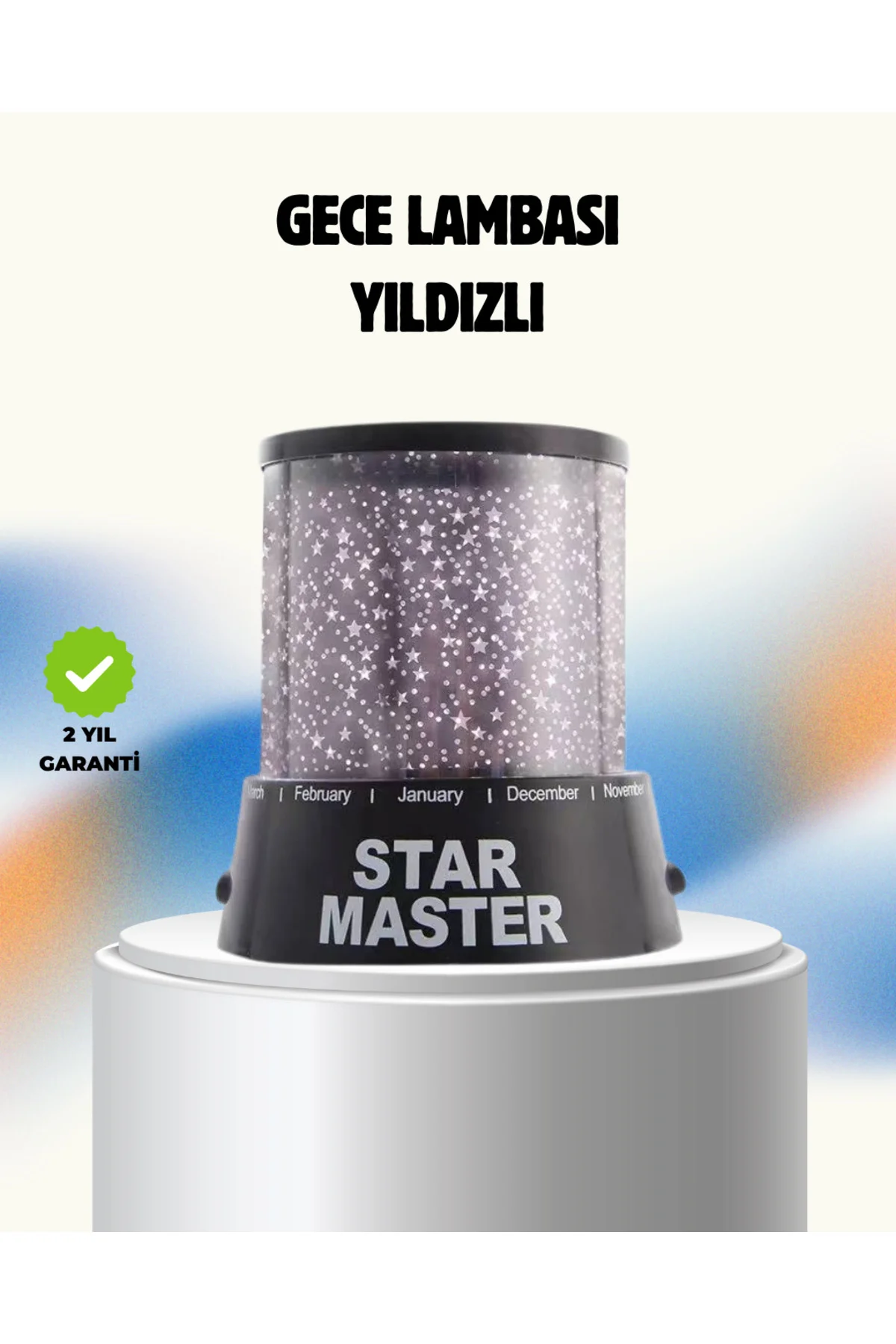 Renk Değiştirmeli LED Yıldız Projektör Parti ve Gece Lambası