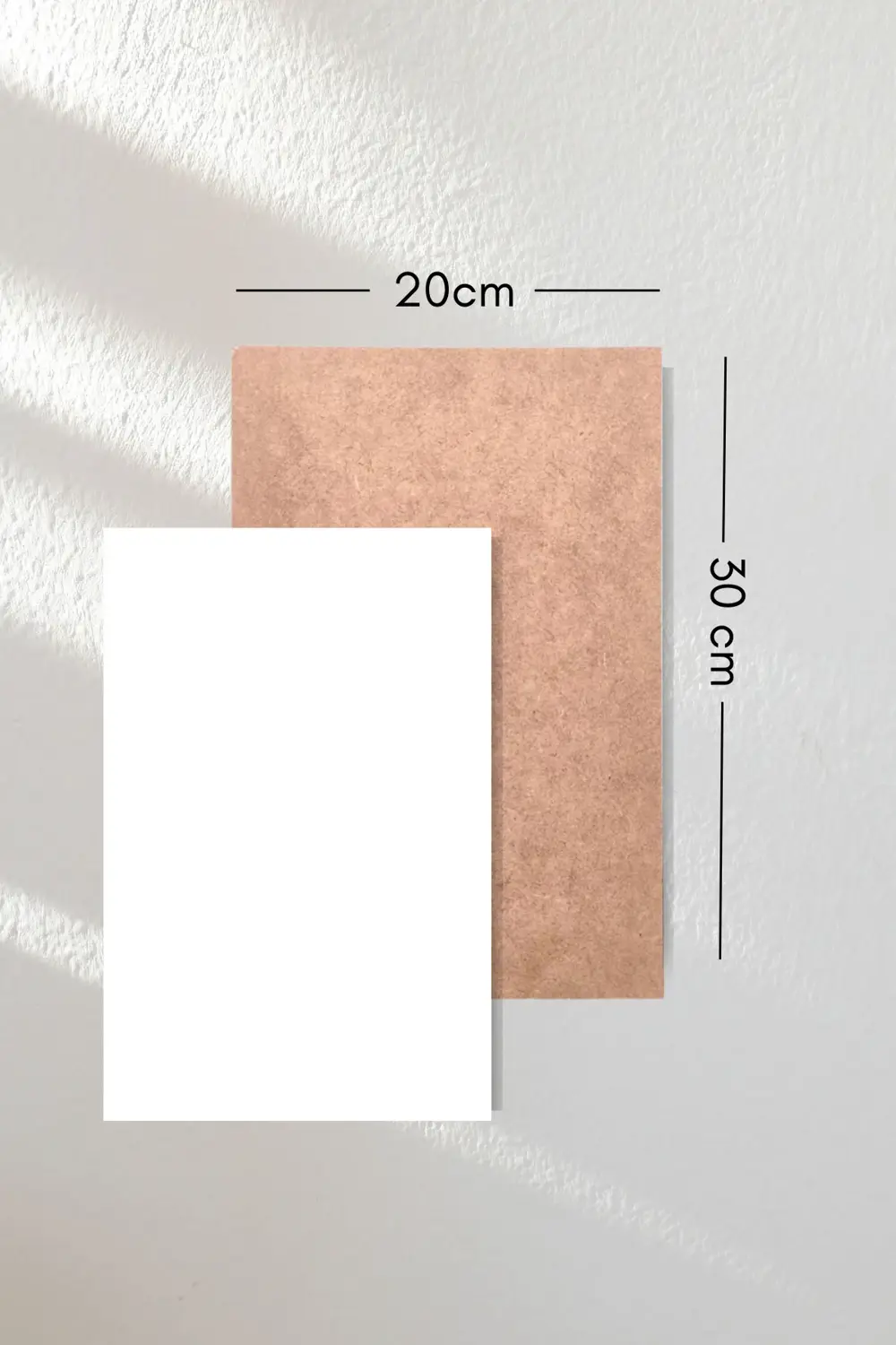 "Renk Karmaşası Serileri 3" Ahşap Poster Üçlü Set 20*30 cm