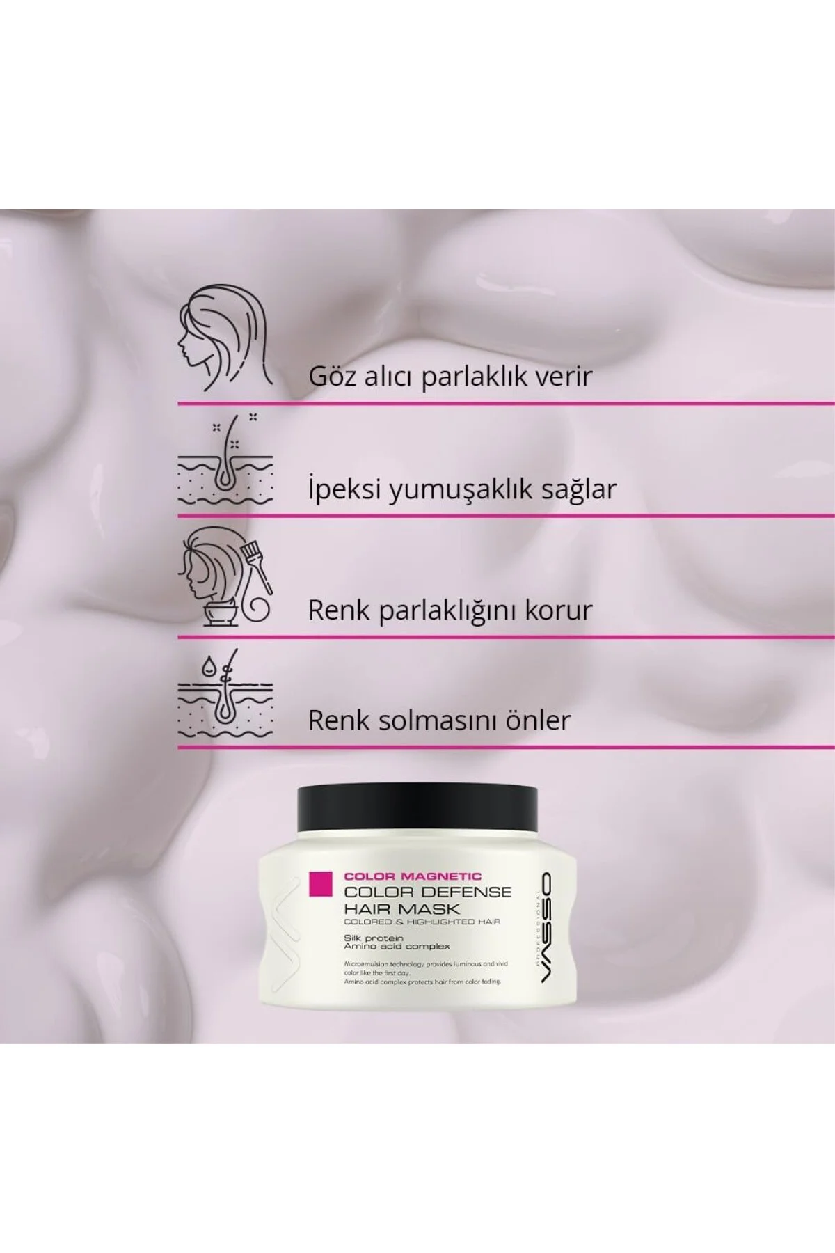 Renk Koruyucu Maske | Boyalı Saçlar, Renk Koruma Serisi | Color M Renk Koruyucu Maske | Boyalı Saçlar, Renk Koruma Serisi | Color M