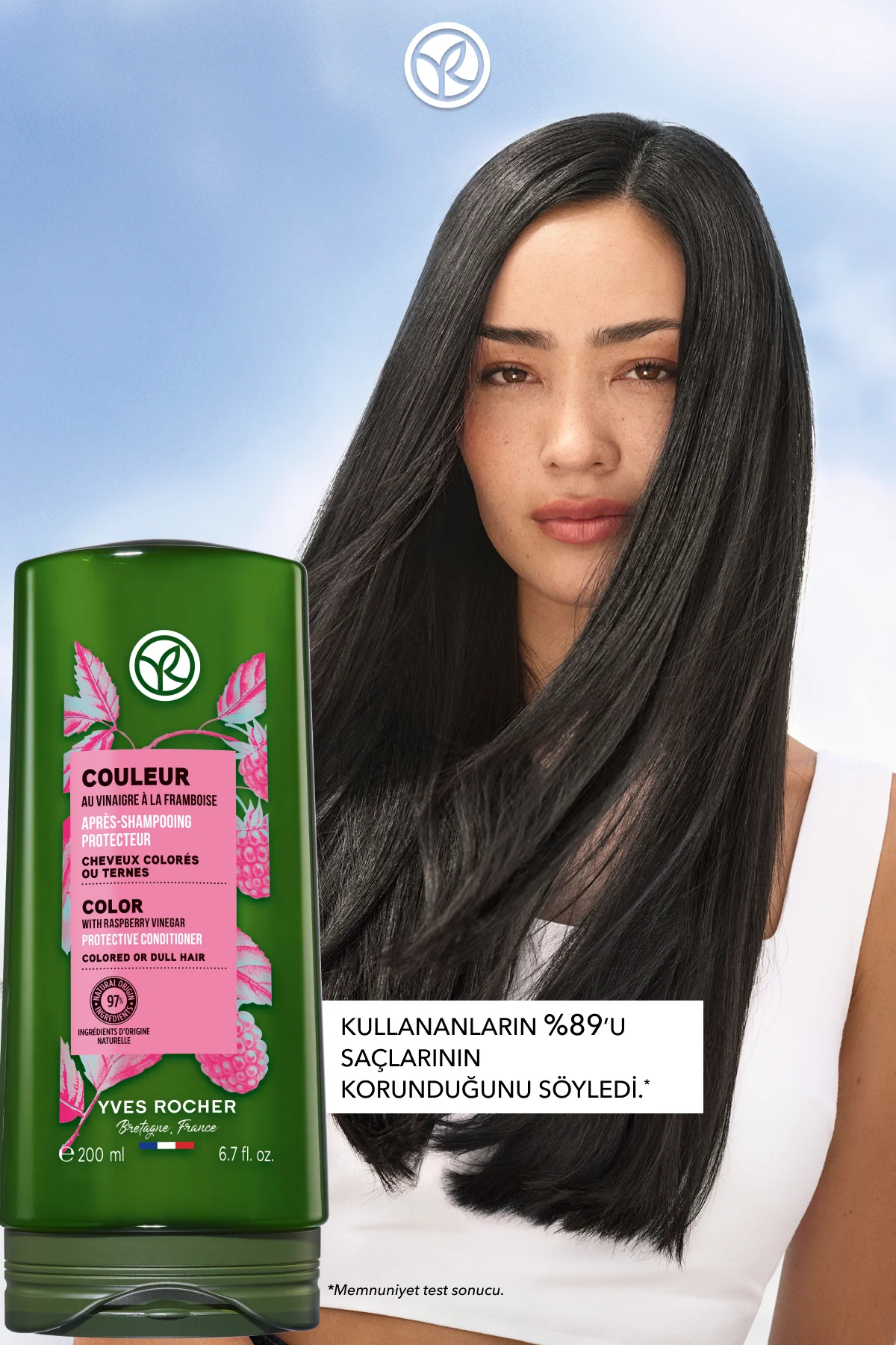 Renk Koruyucu Saç Kremi - Boyalı Saçlar / Couleur -Vegan -200ml