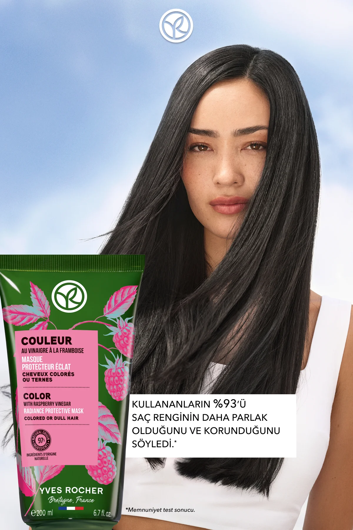 Renk Koruyucu Saç Maskesi - Boyalı Saçlar / Couleur - Vegan -200m