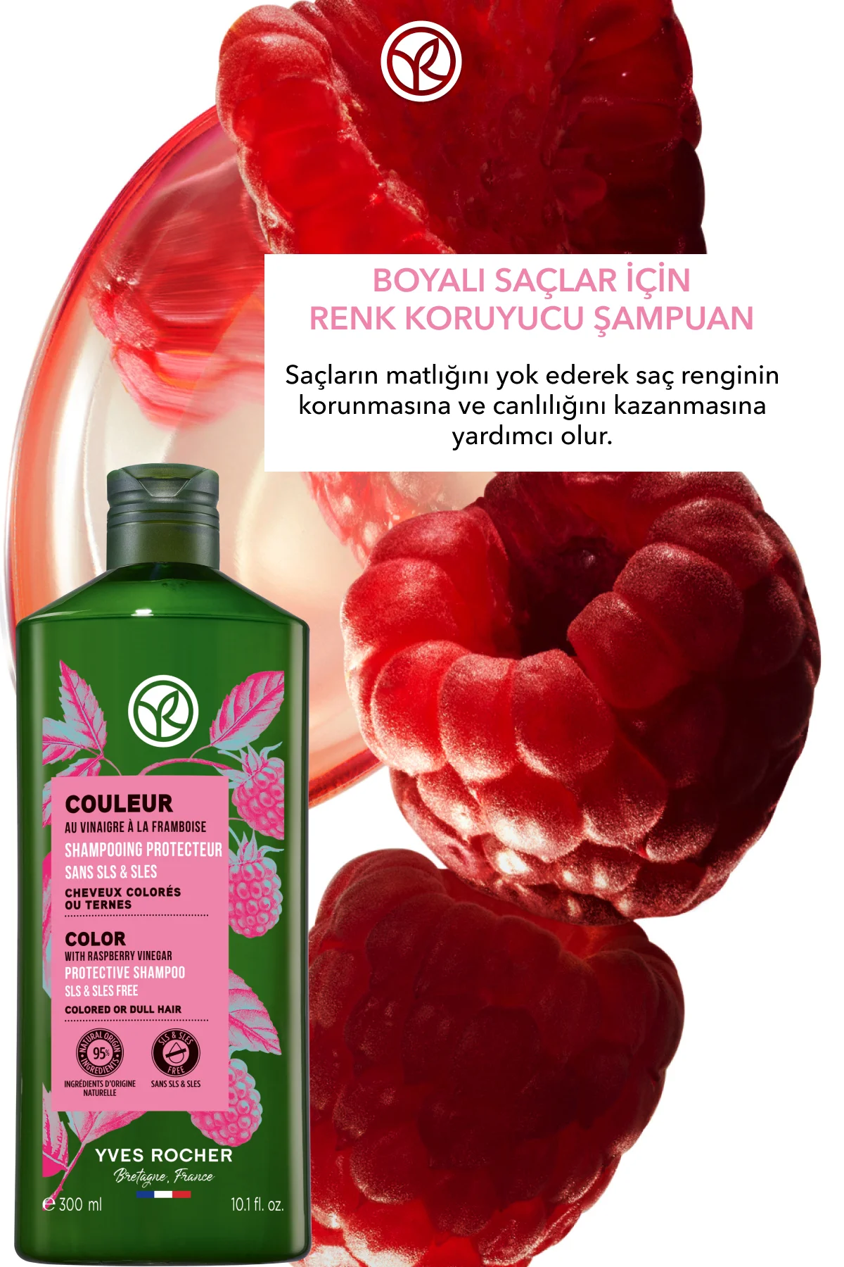 Renk Koruyucu Şampuan - Boyalı Saçlar / Couleur - SLS,SLES içerme