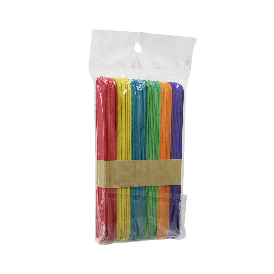 Renkli - 1000 Adet Ahşap Elişi - Dil Çubuk 15CM X 1.8CM Fiyatı, Yorumları ve Özellikleri