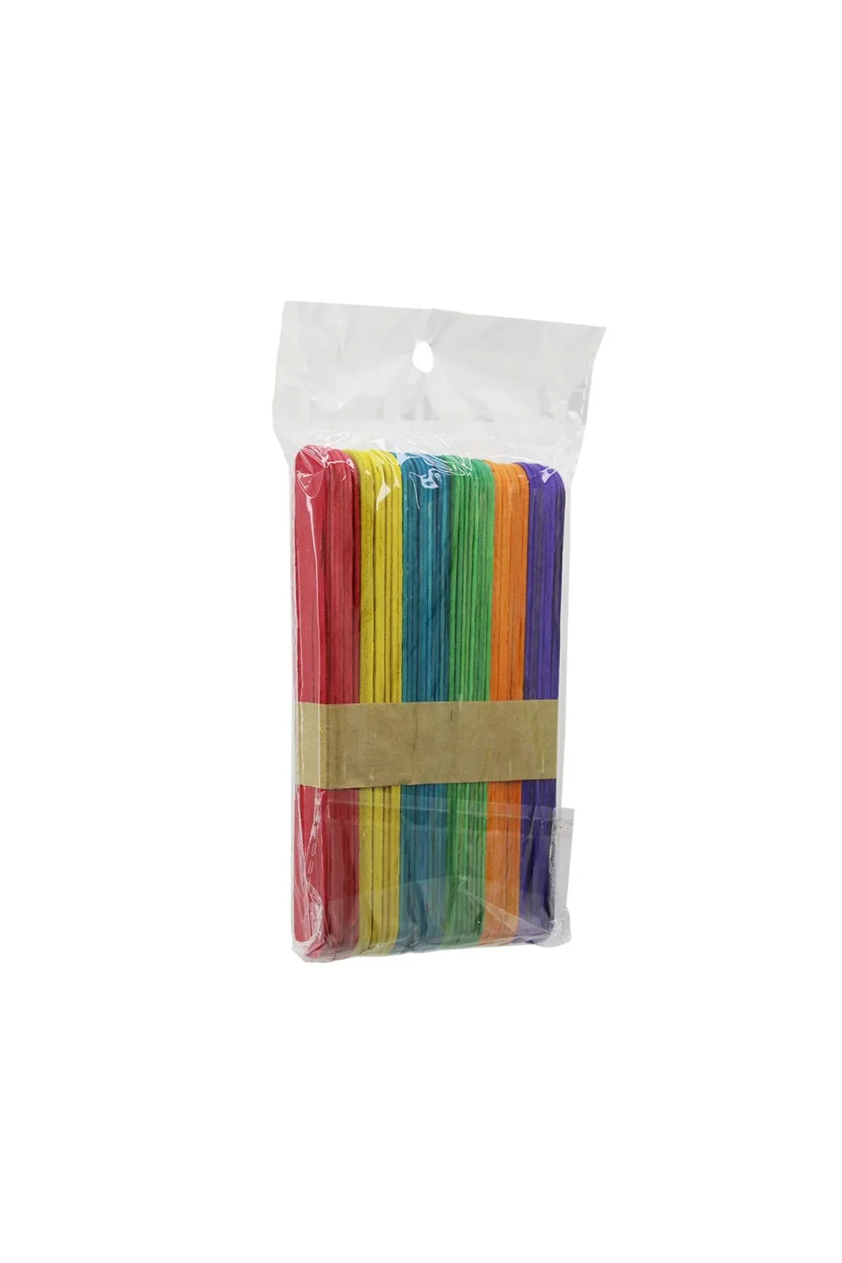 Renkli - 1000 Adet Ahşap Elişi - Dil Çubuk 15CM X 1.8CM Renkli - 1000 Adet Ahşap Elişi - Dil Çubuk 15CM X 1.8CM