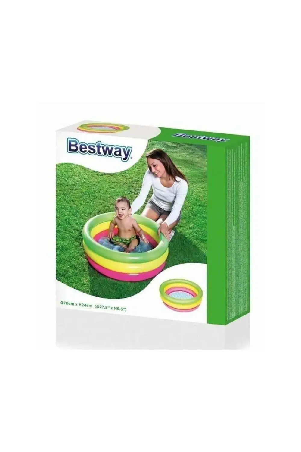 Renkli 3 Bölme Havuz