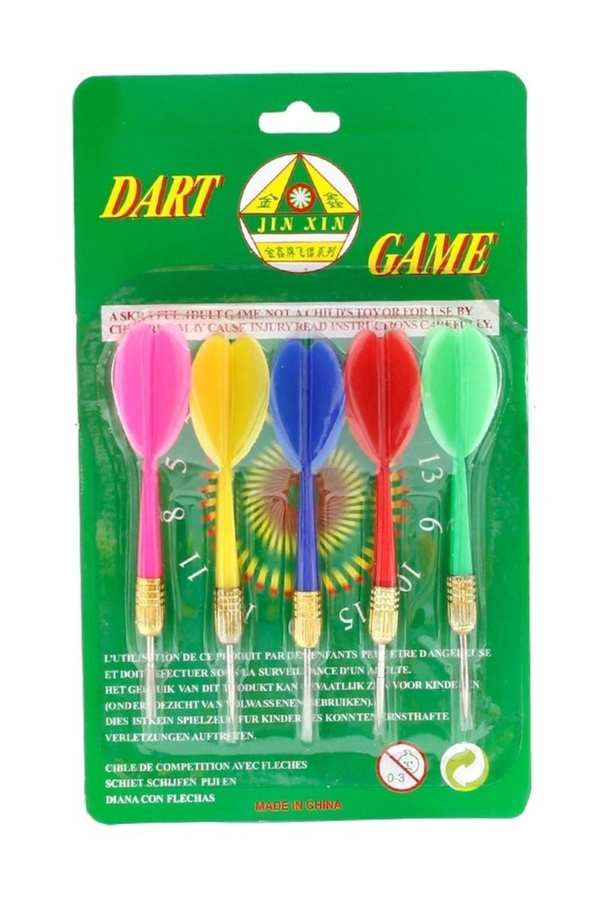 Oyuncak Store Renkli 5 Li Yedek Dart Oku