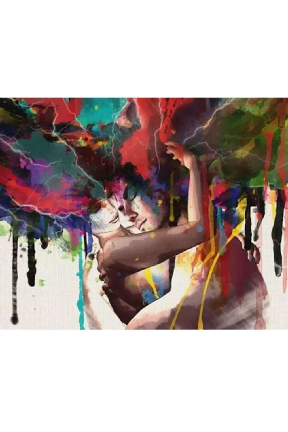 Renkli Anlar Sayılarla Boyama Seti Çerçeveli Kasnaklı (KY 145)