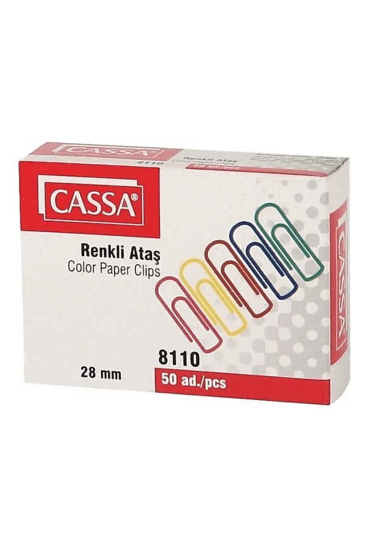 Pvc Kaplı Renkli Ataş 28 mm