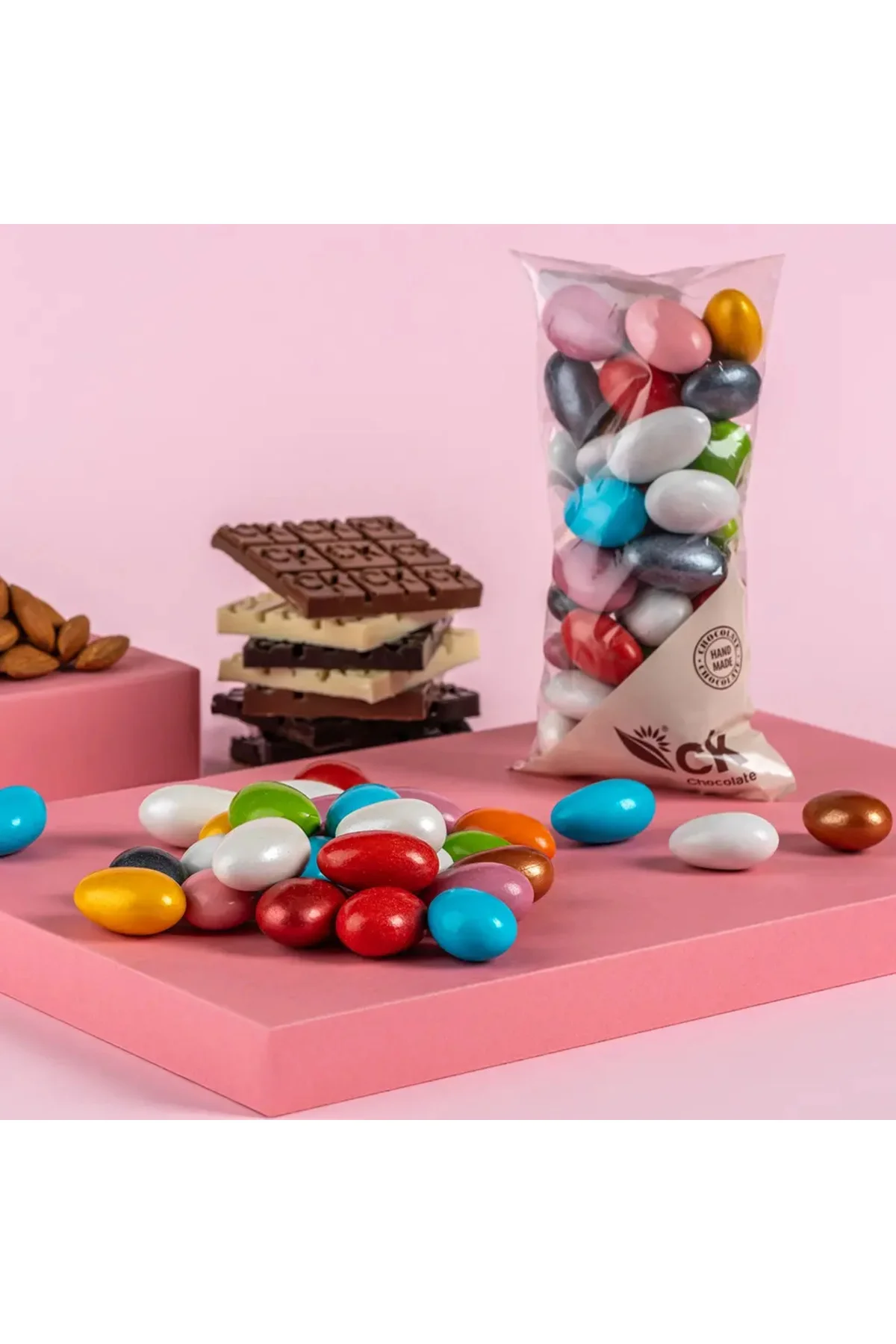 Renkli Badem Draje-1000 g