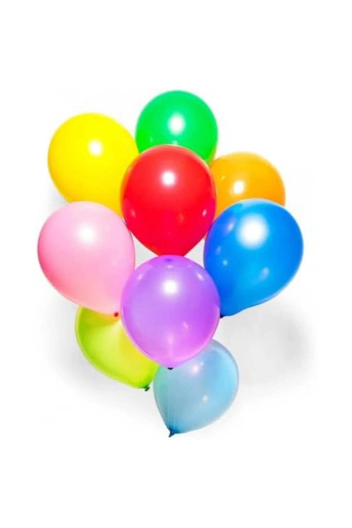 Renkli Balon 25 Li Karışık Renk Parti Doğum Günü Kutlama Özel Gün