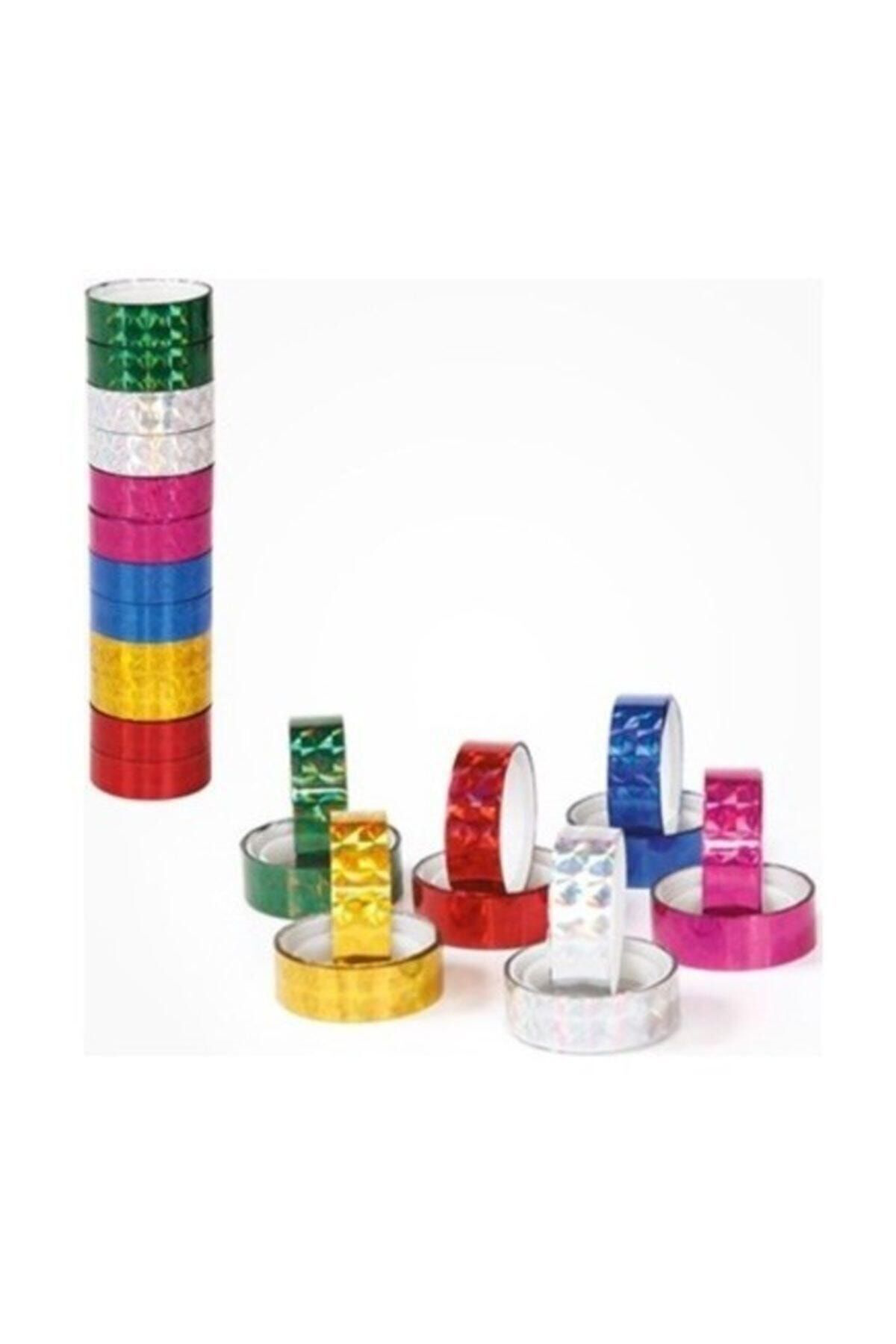 Onas Renkli Bant Metalik Renkler 6X2=12 Adet