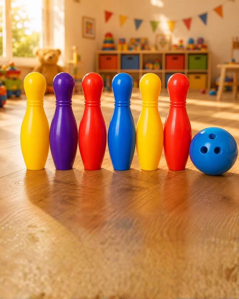 Renkli Bowling Seti ve Kukalı Aktivite Oyunu - Motor Becerilerini Geliştiren Eğlenceli Eğitim Seti Renkli Bowling Seti ve Kukalı Aktivite Oyunu - Motor Becerilerini Geliştiren Eğlenceli Eğitim Seti Fiyatı, Yorumları ve Özellikleri
