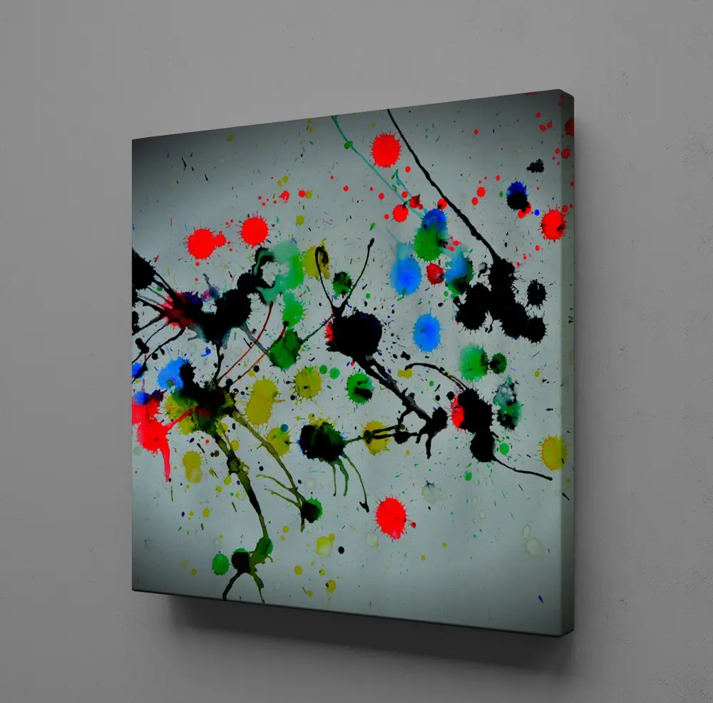RENKLİ BOYALAR KANVAS TABLO