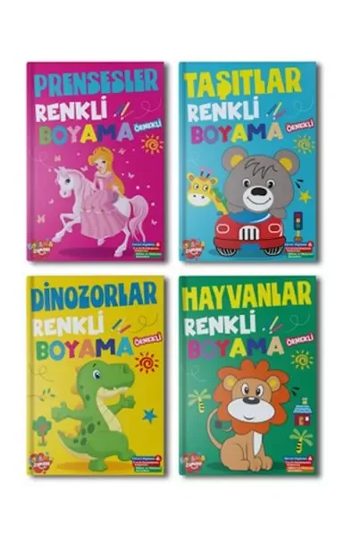 Renkli Boyama 10 set+1 Set (44 Kitap) Fiyatı, Yorumları ve Özellikleri