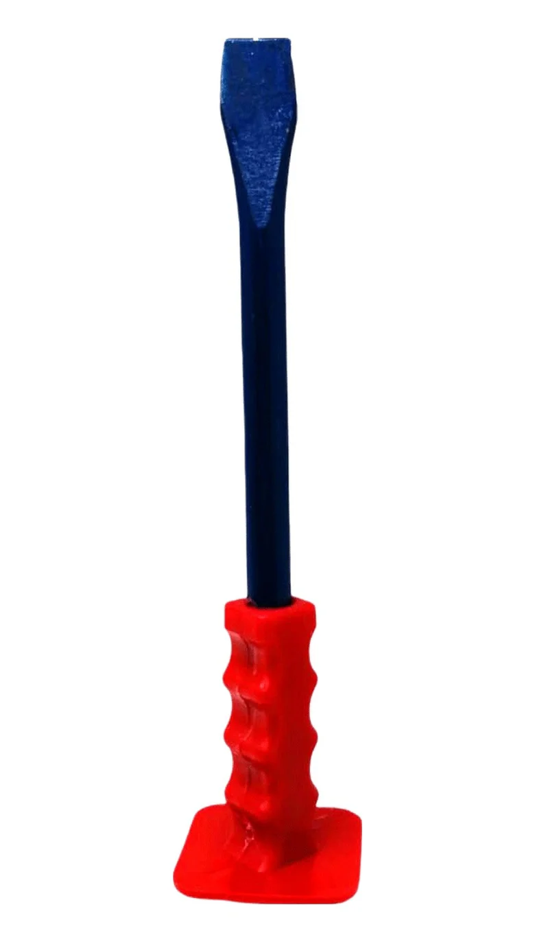 Renkli Çelik Düz Keski Korumalı 30cm.murç 5224