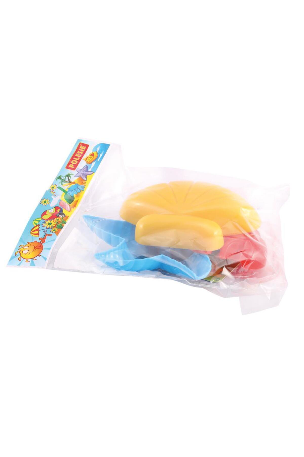 Butik Renkli Deniz Hayvanları Kum Kalıpları 3'Lü Set Eğlence Ve Yaratıc