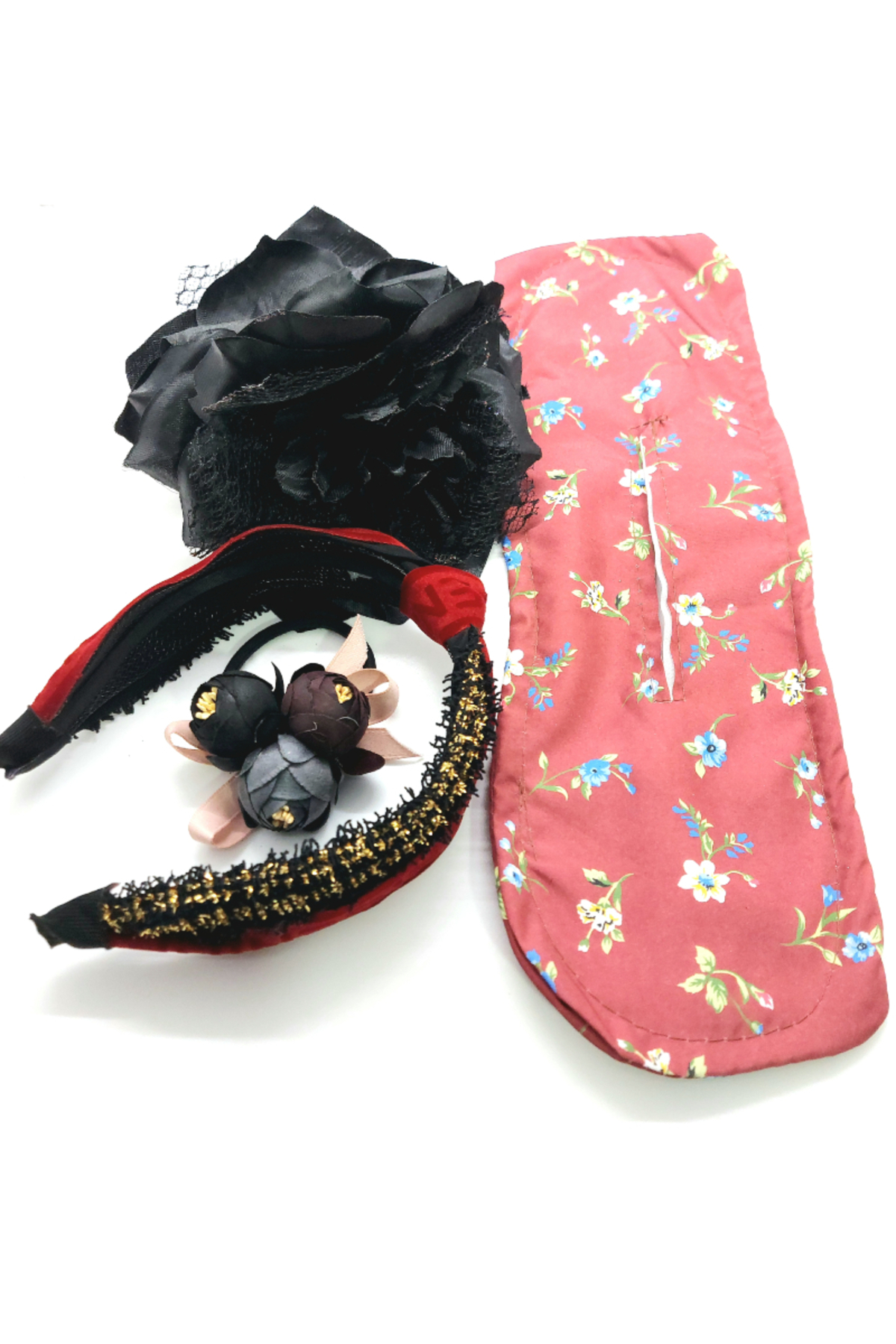 Monalisa Home Renkli Desenli Taç Toka Bandana Set