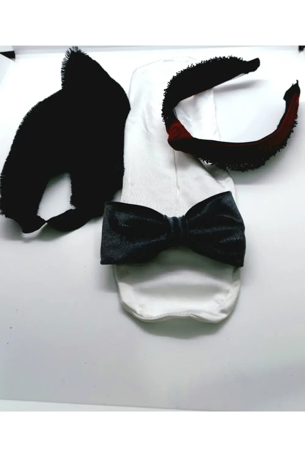 Renkli Desenli Taç Toka Bandana Set