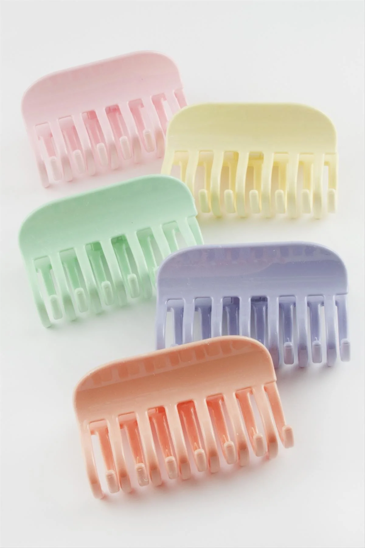 Renkli Düz Mandal Toka 10 cm Renkli Düz Mandal Toka 10 cm