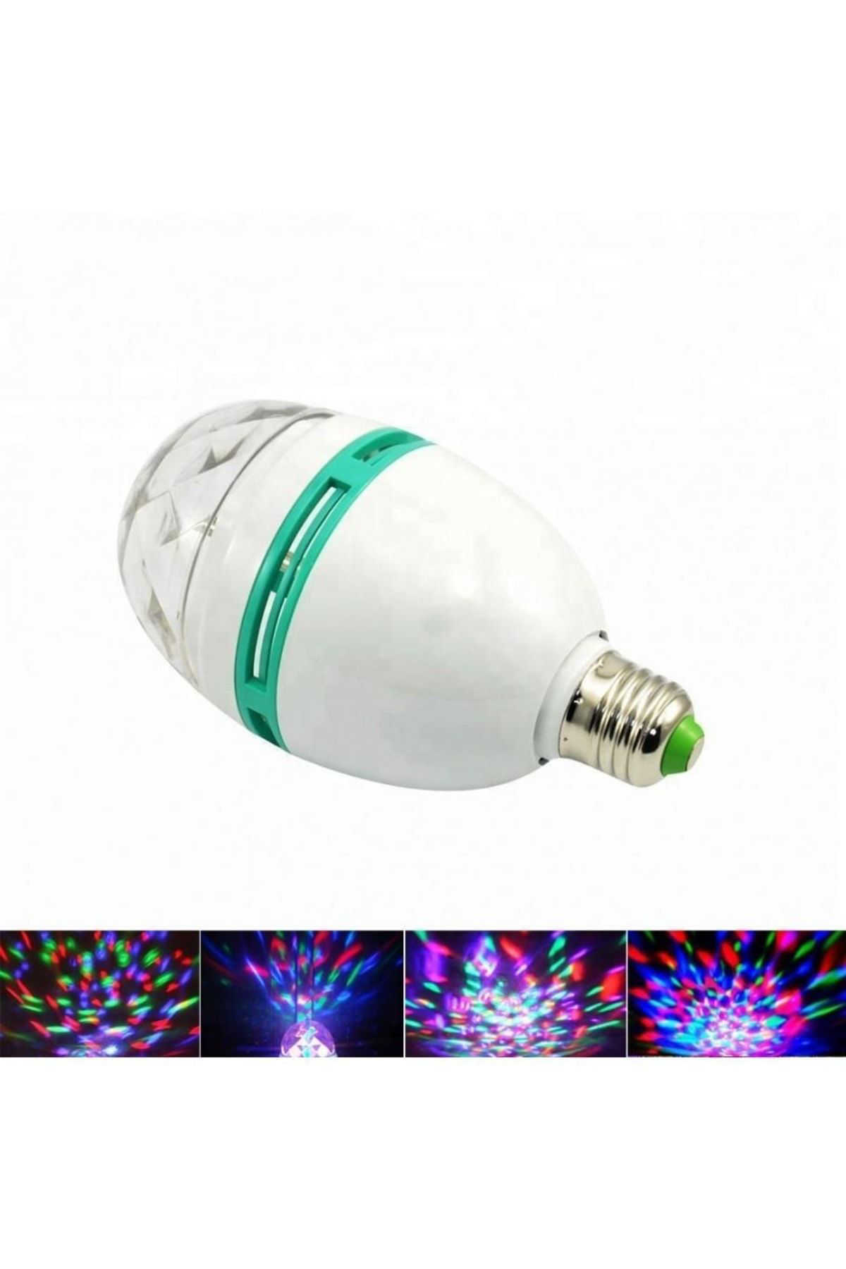 Greeneco Renkli Eğlenceli Ortamlar İçin Tasarlanmış Disko Lambası  Duy Pri